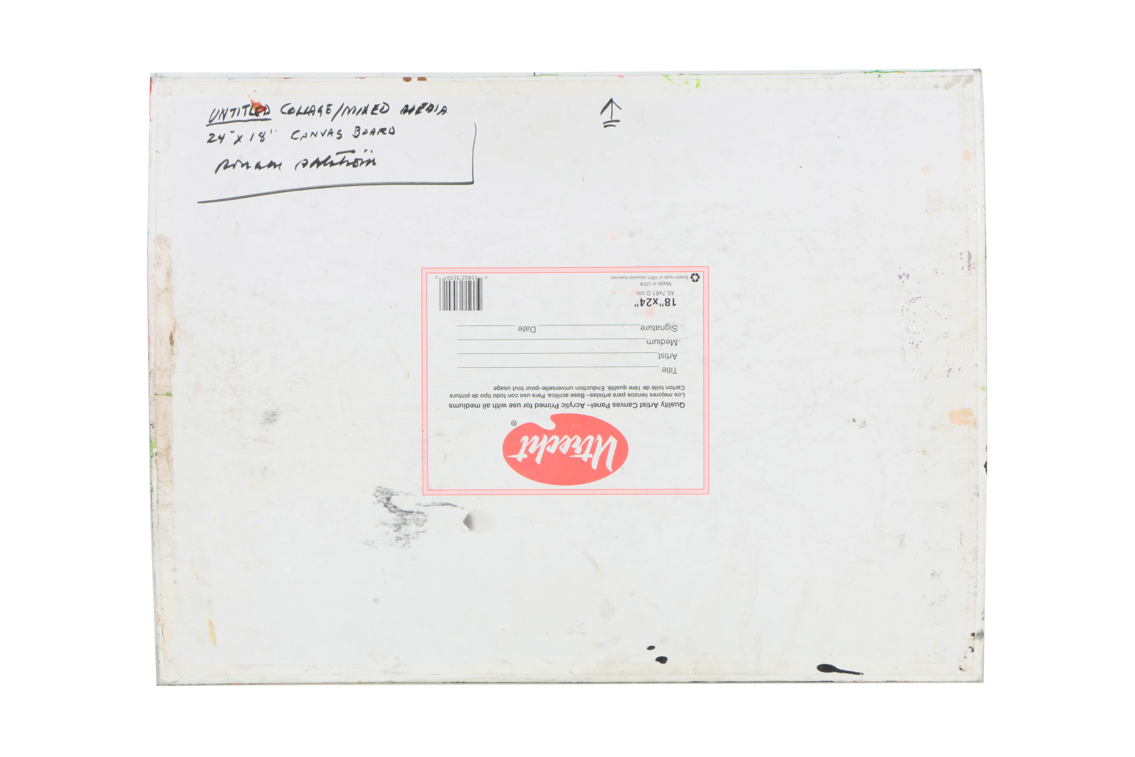 Collection of Ronald Ahlström Mix Media Collage on Board