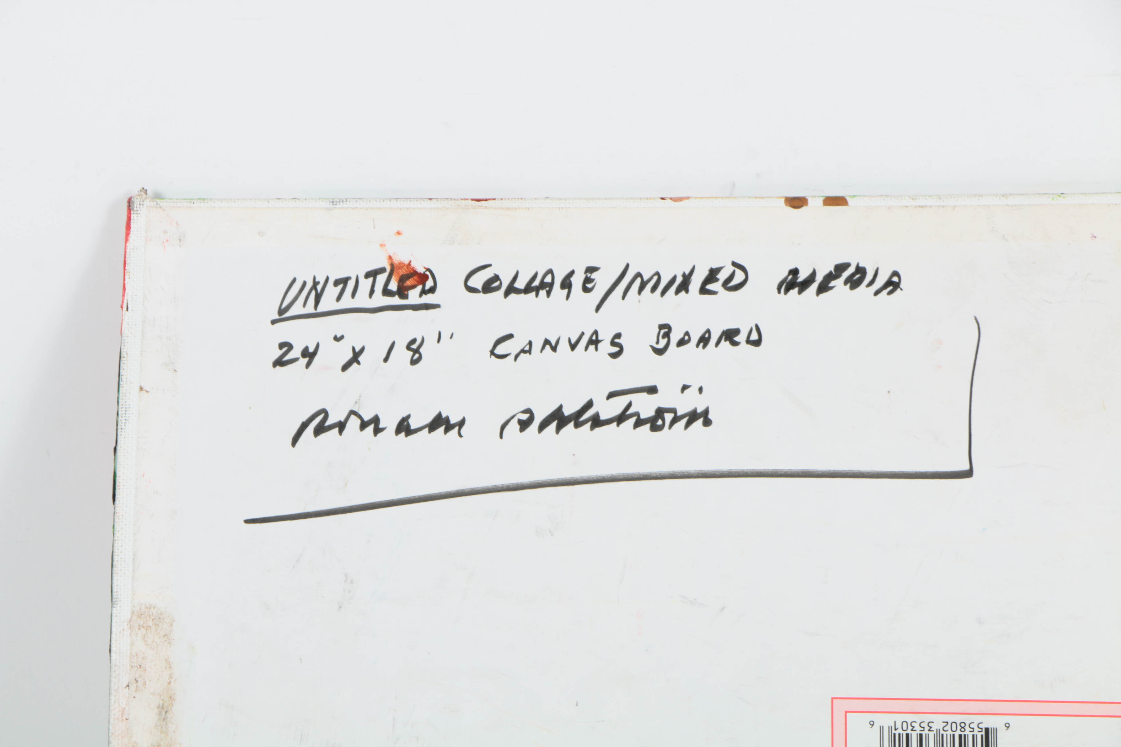 Collection of Ronald Ahlström Mix Media Collage on Board