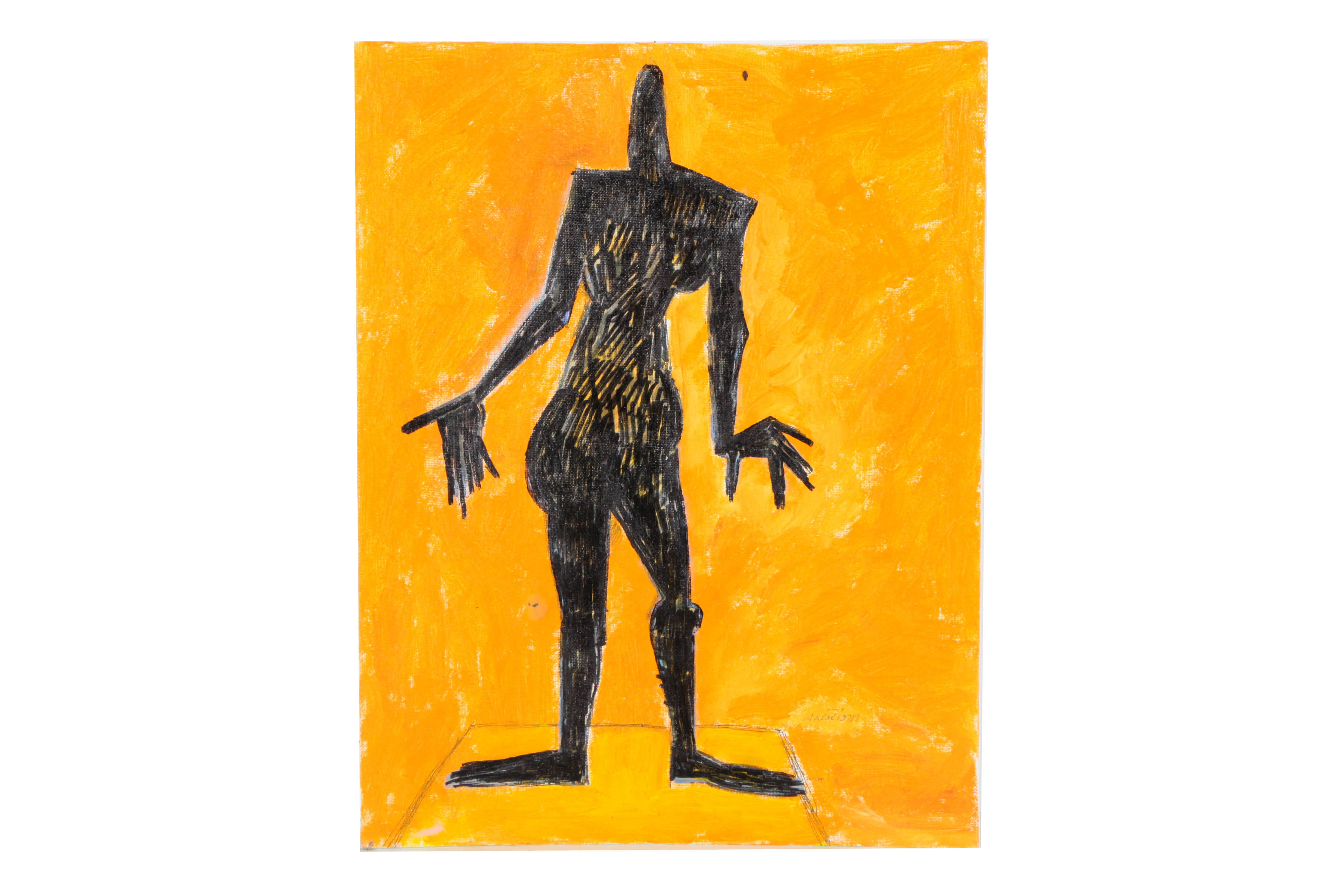 Collection of Ronald Ahlström Mixed Media Compositions on Board