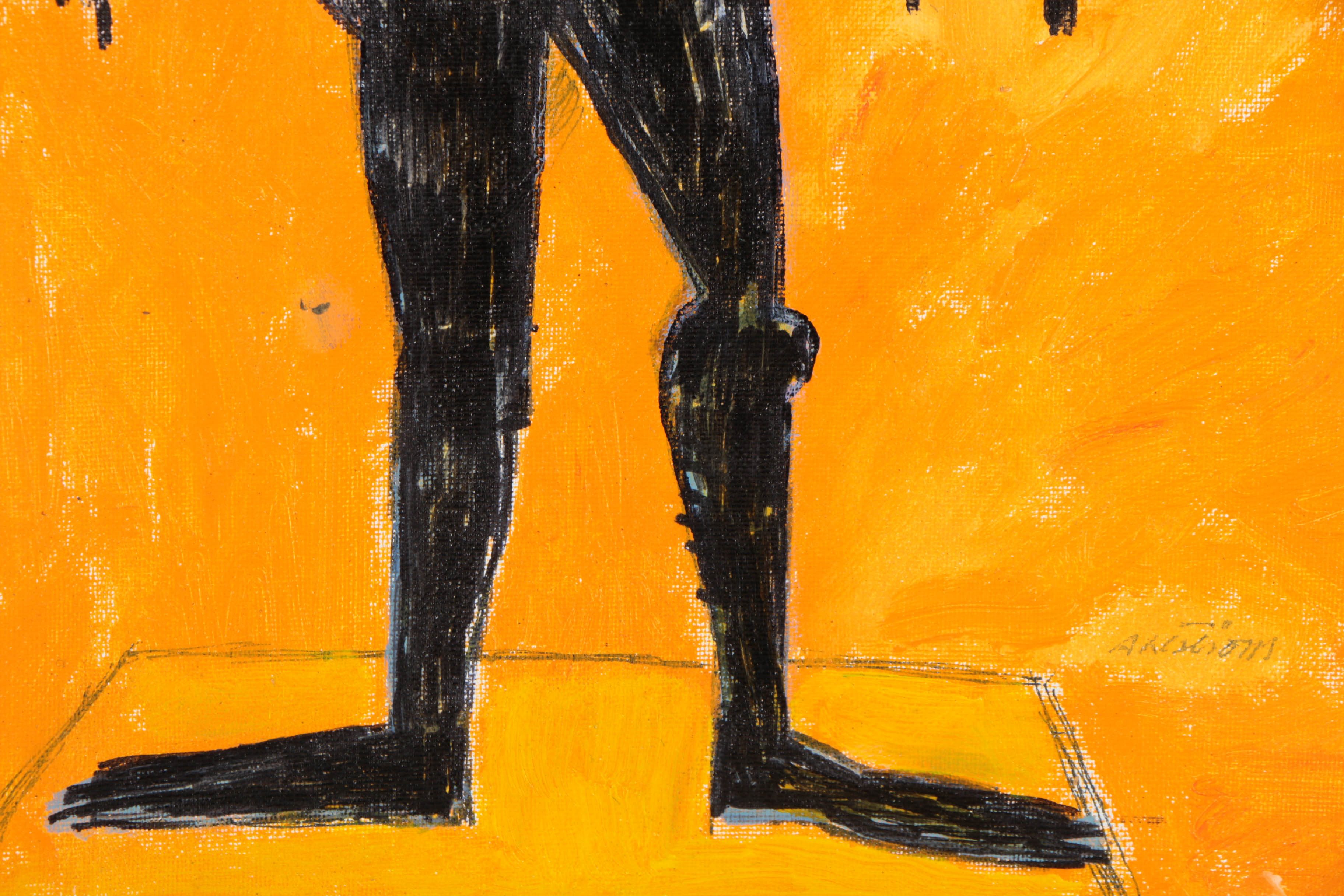 Collection of Ronald Ahlström Mixed Media Compositions on Board