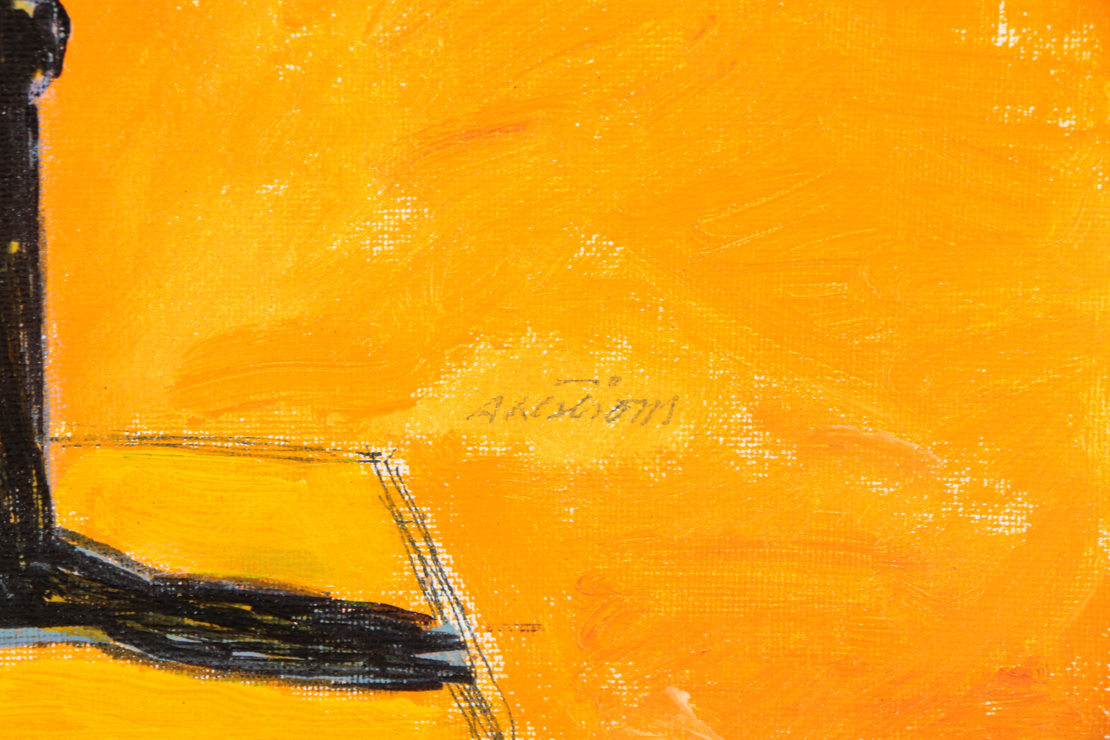 Collection of Ronald Ahlström Mixed Media Compositions on Board