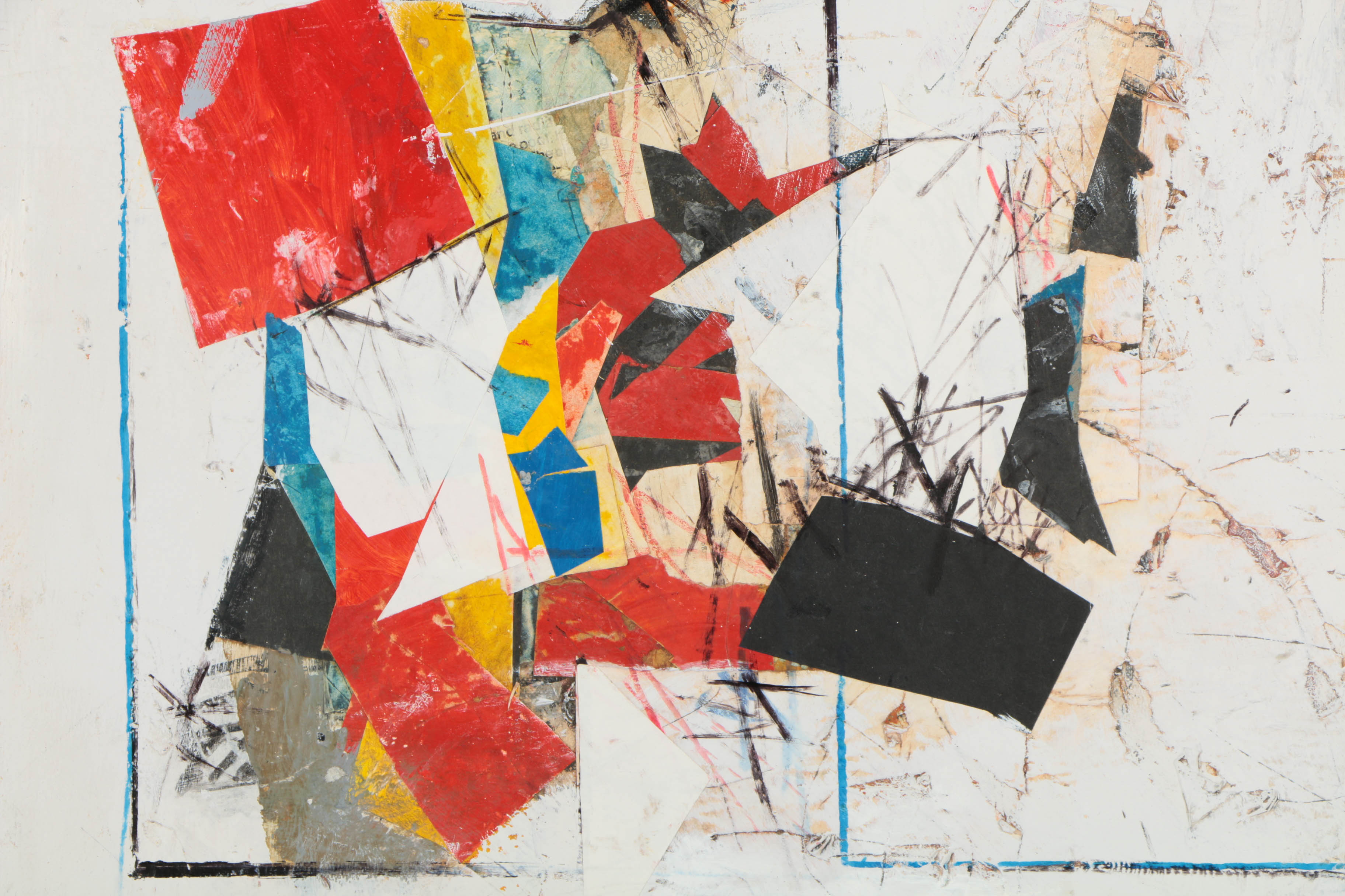 Collection of Ronald Ahlström Mixed Media Compositions on Board