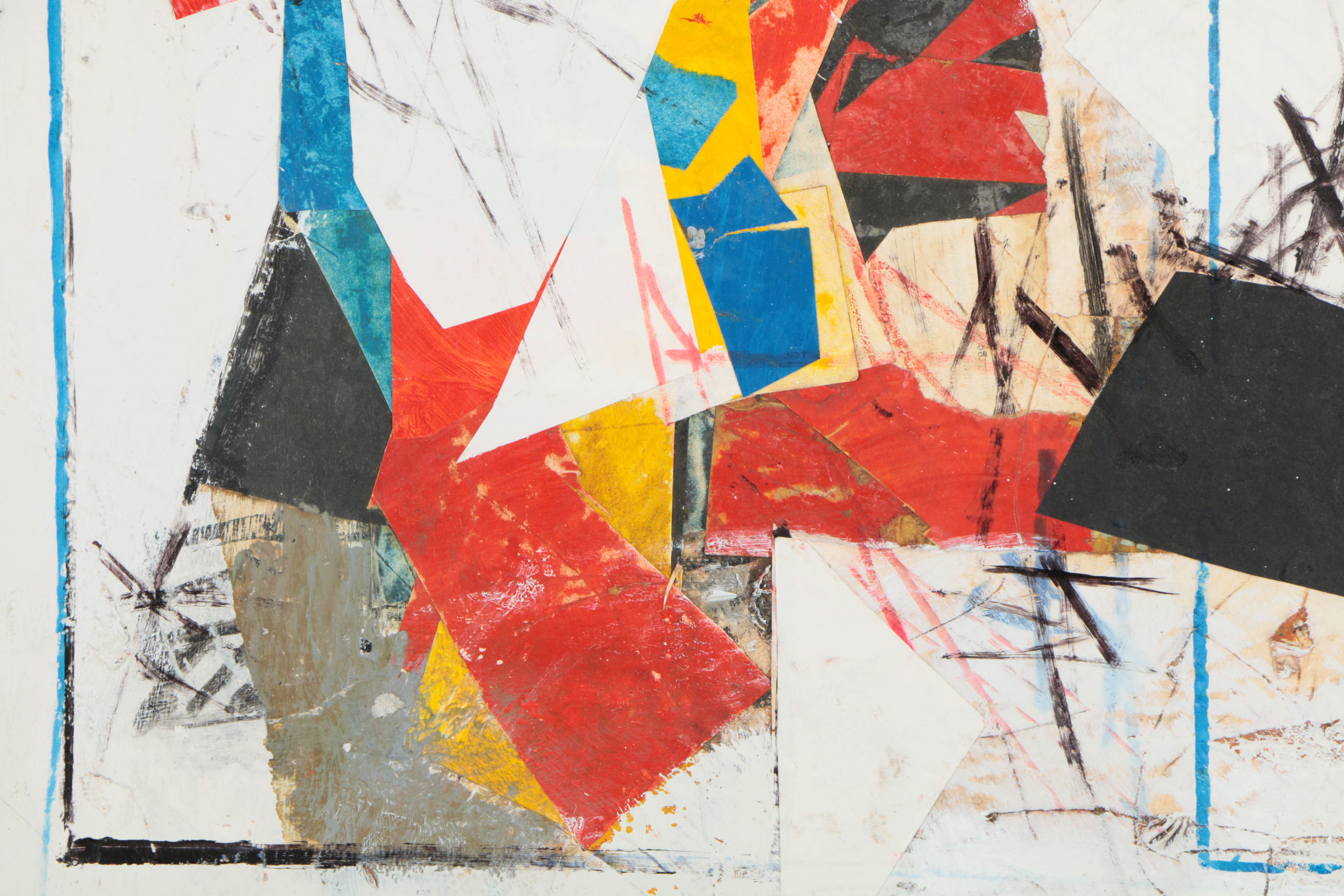 Collection of Ronald Ahlström Mixed Media Compositions on Board