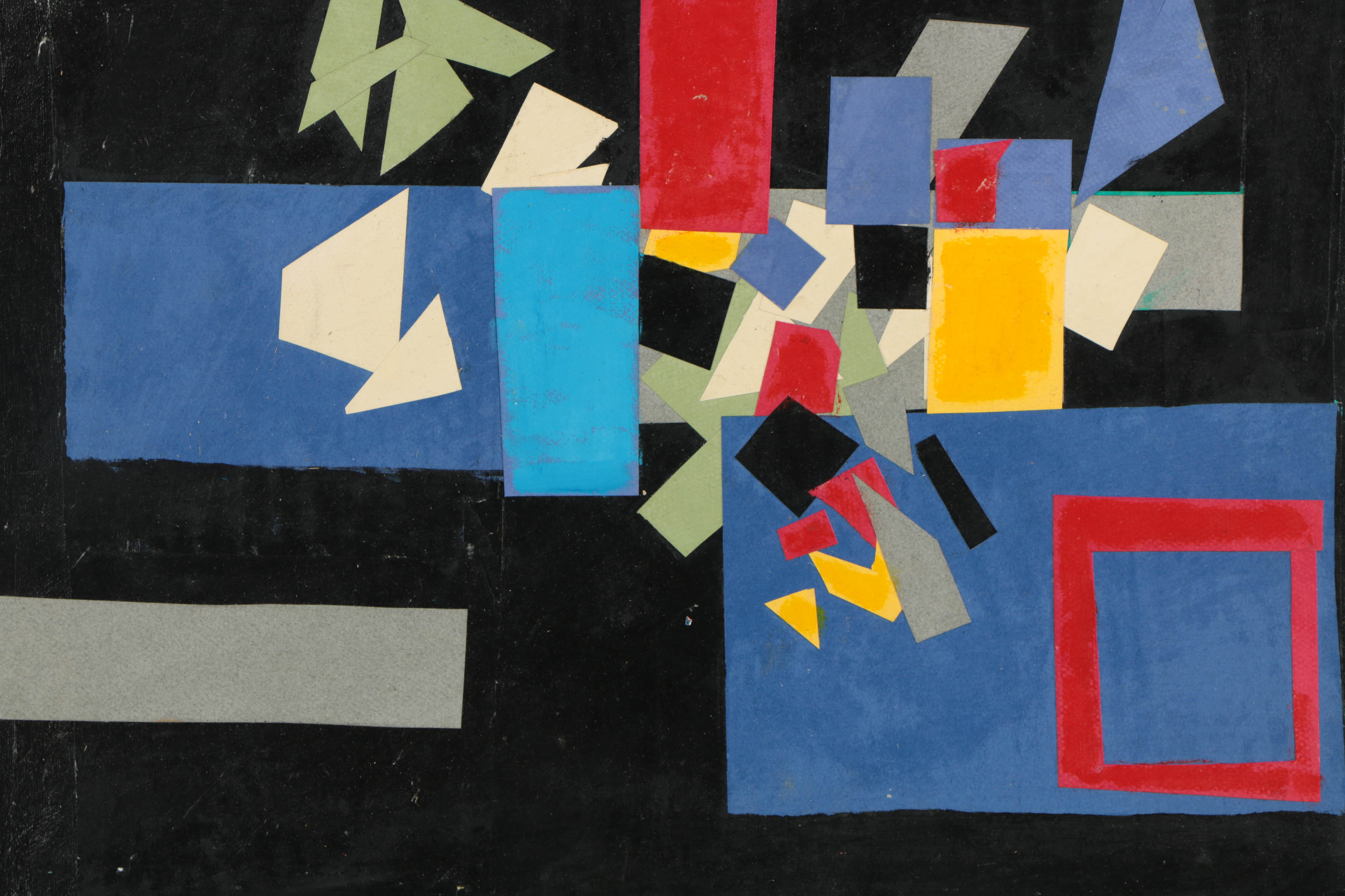 Collection of Ronald Ahlström Mixed Media Compositions on Board