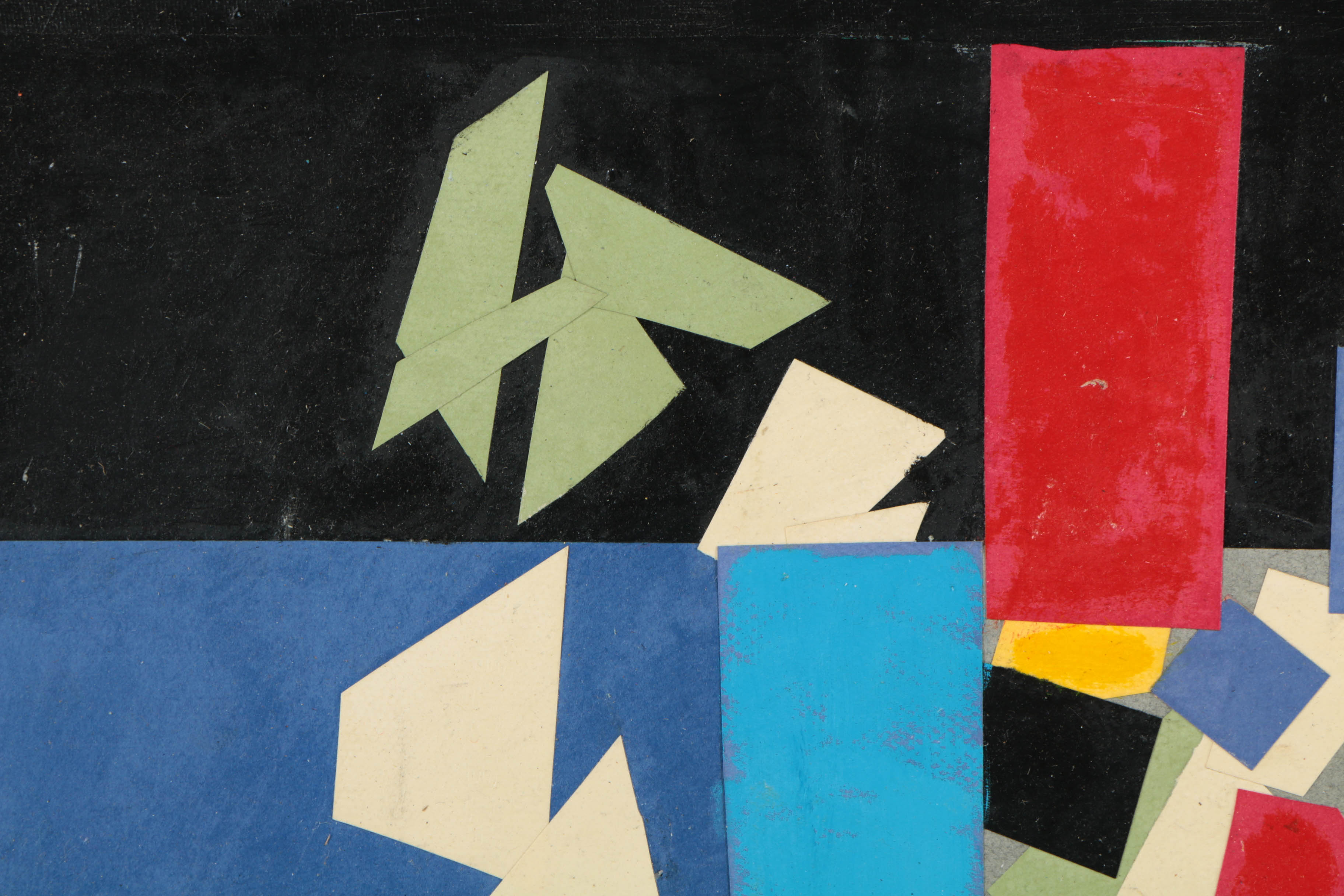 Collection of Ronald Ahlström Mixed Media Compositions on Board