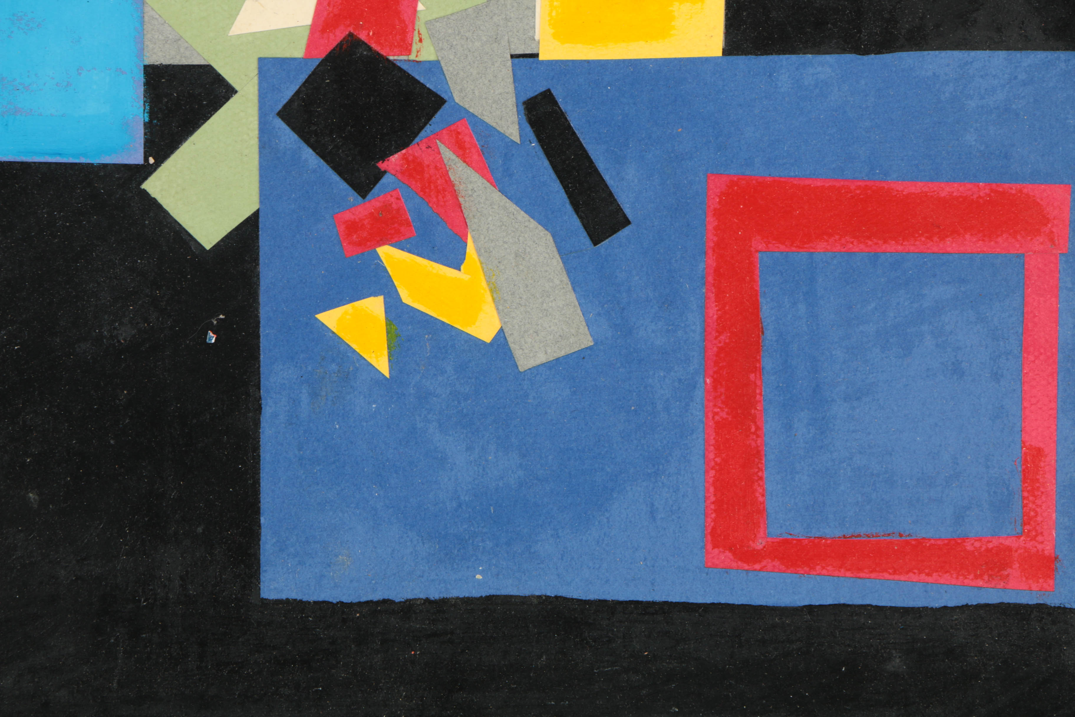 Collection of Ronald Ahlström Mixed Media Compositions on Board