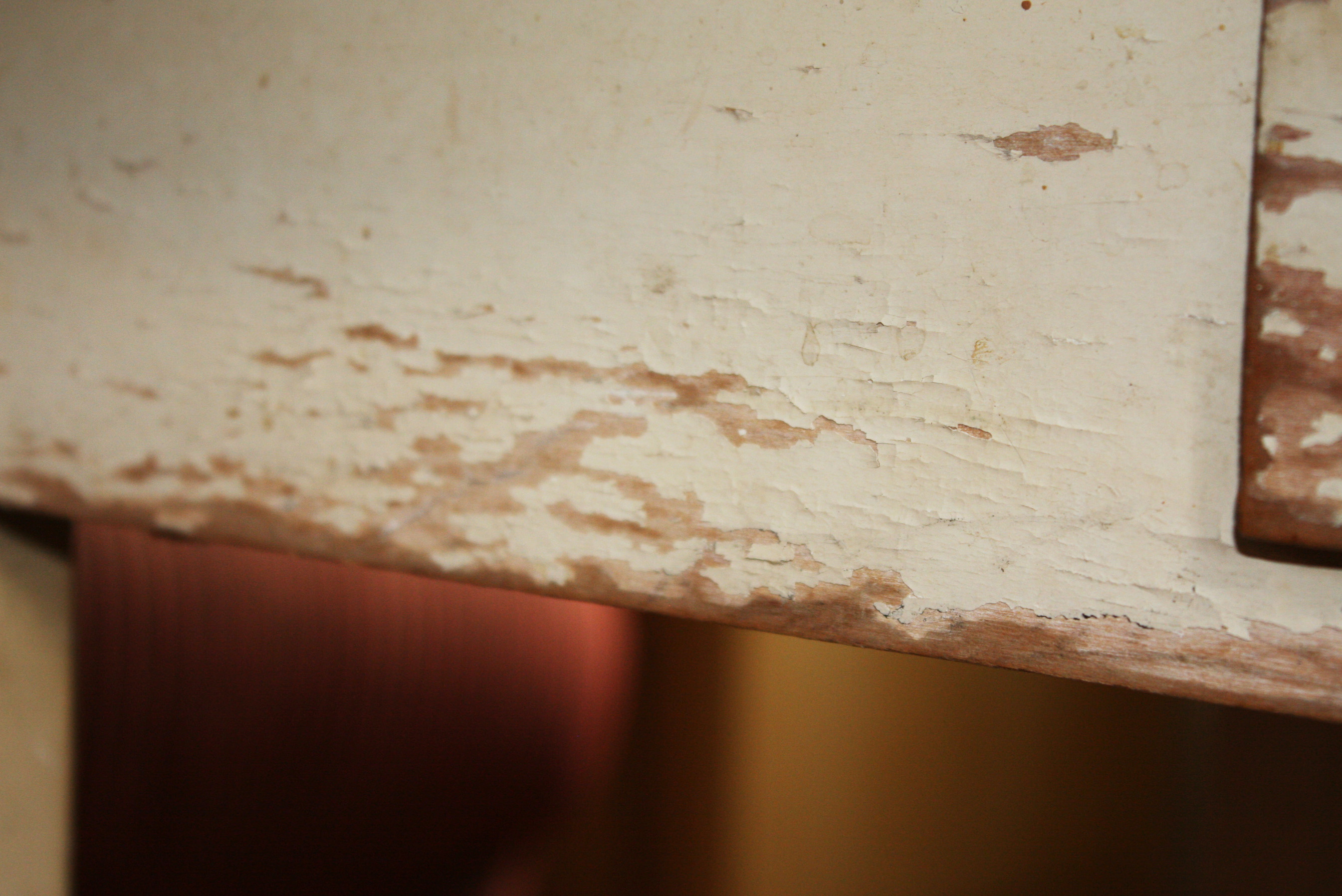 Vintage Metal Top Writing Desk