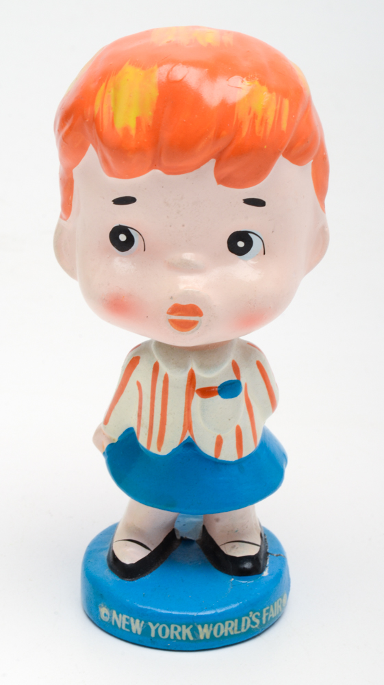 1963 New York World's Fair "Kiss Me" Bobbleheads