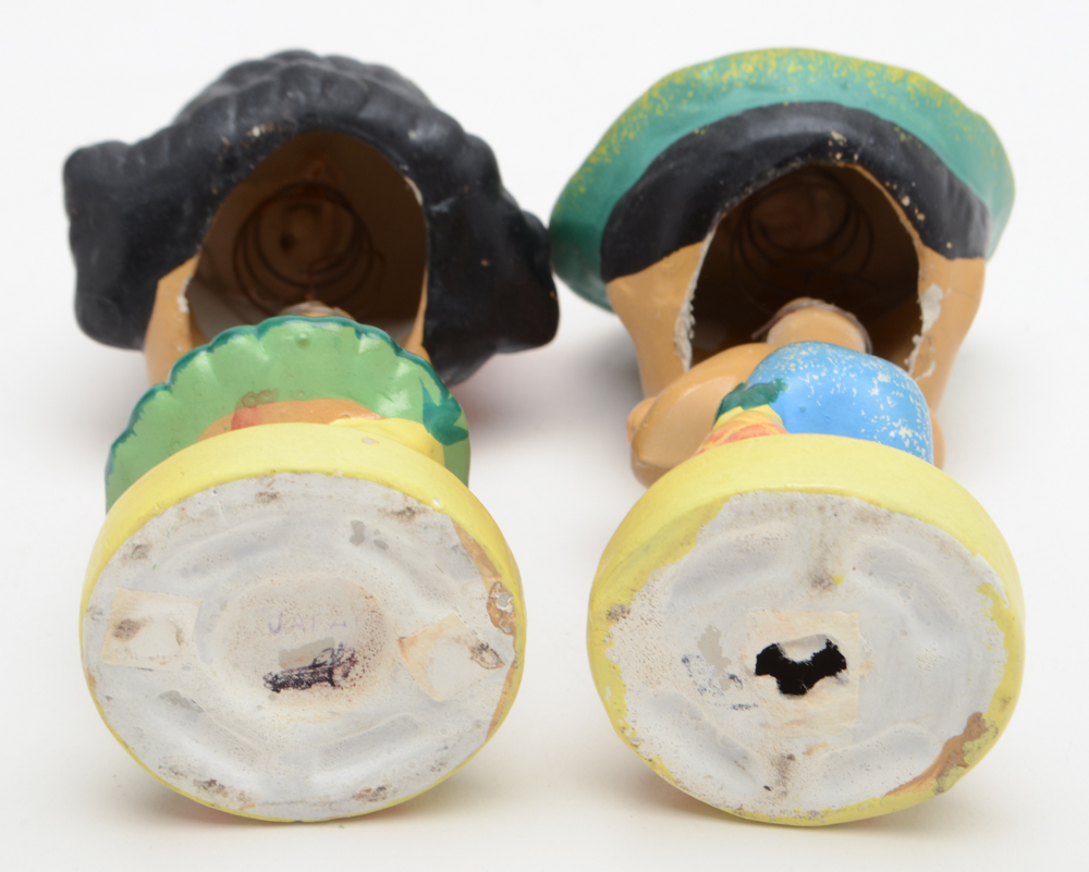 1960s Tropical "Kiss Me" Bobbleheads