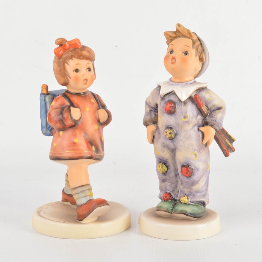 Goebel Hummel "Carnival"  and "The Kindergartner" Figurines