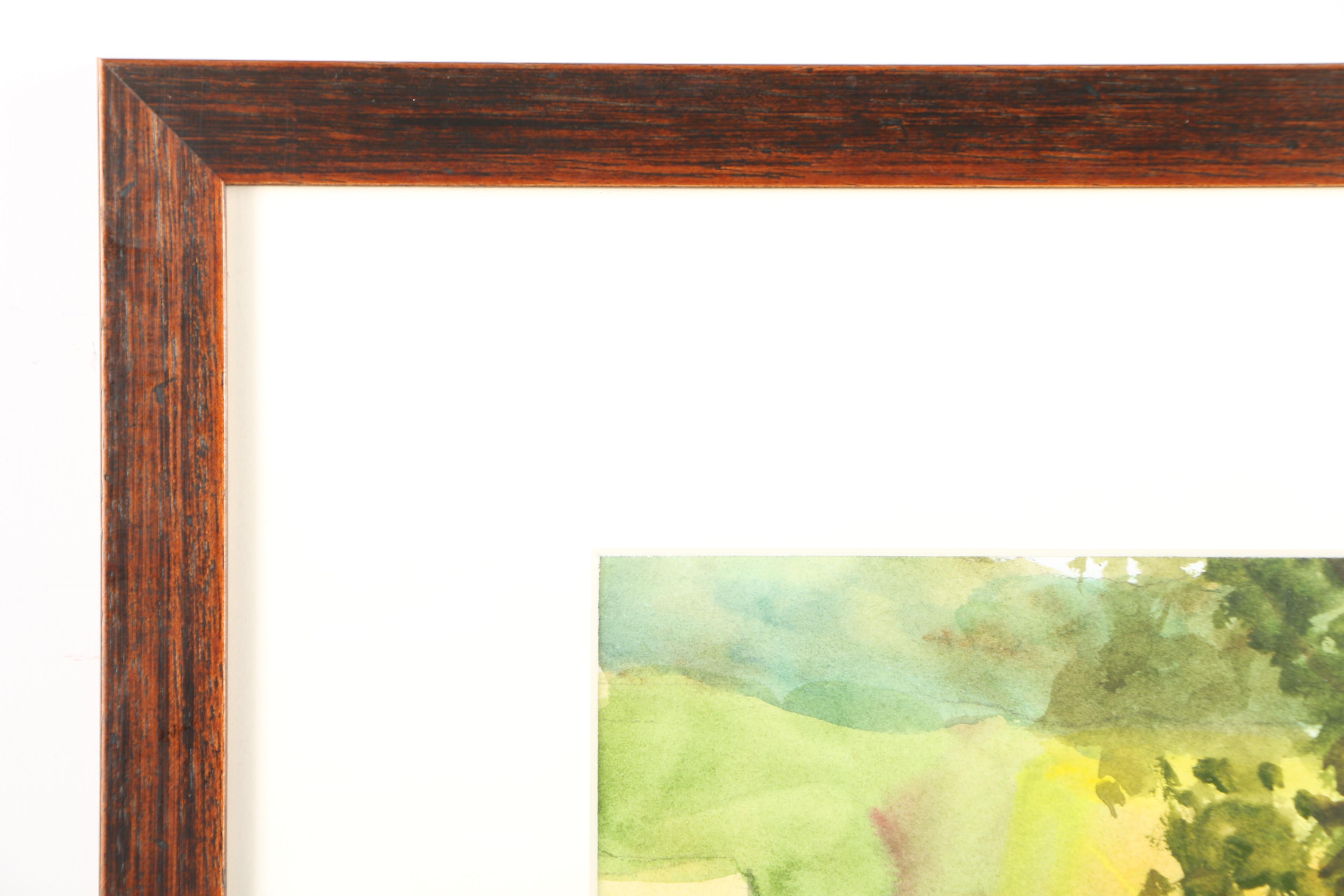 Watercolor Paintings of Buildings