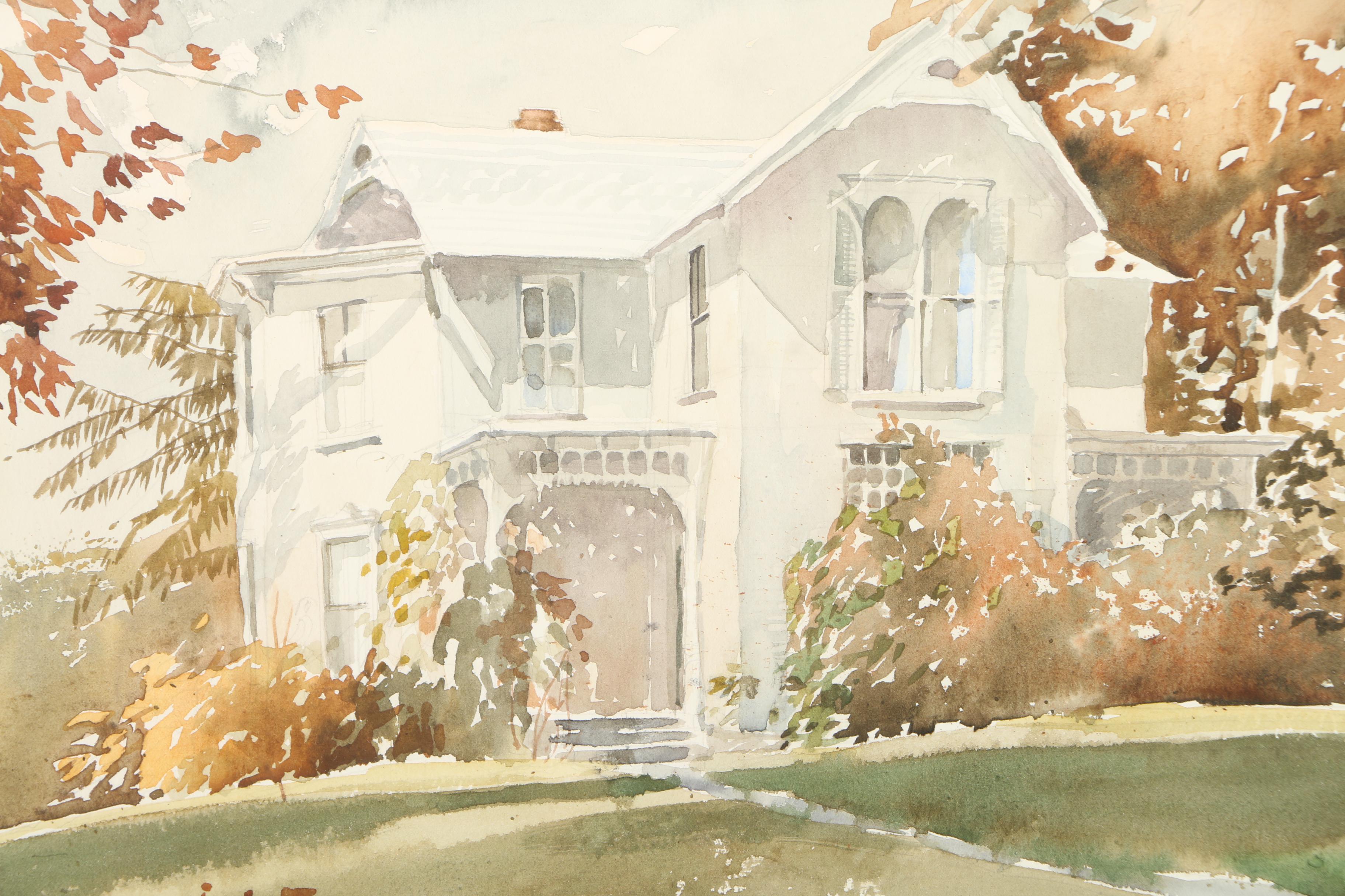 Watercolor Paintings of Buildings