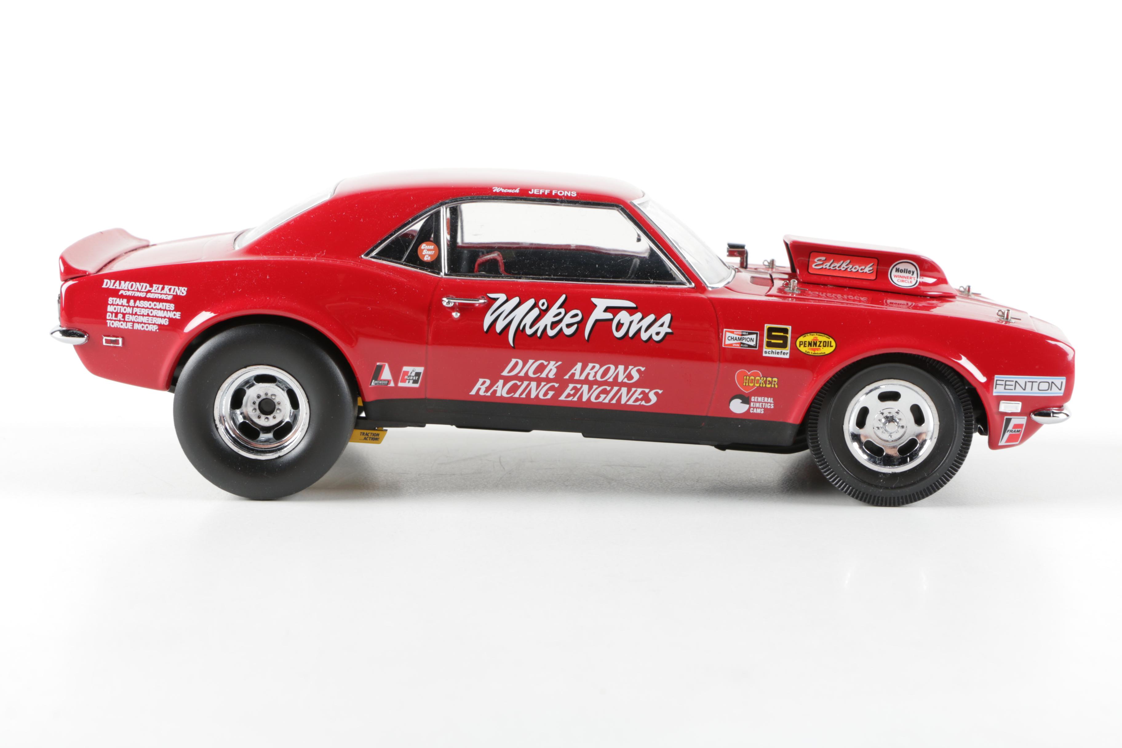 Limited Edition RSC 1968 Pro/Stock Camaro Die-Cast Cars