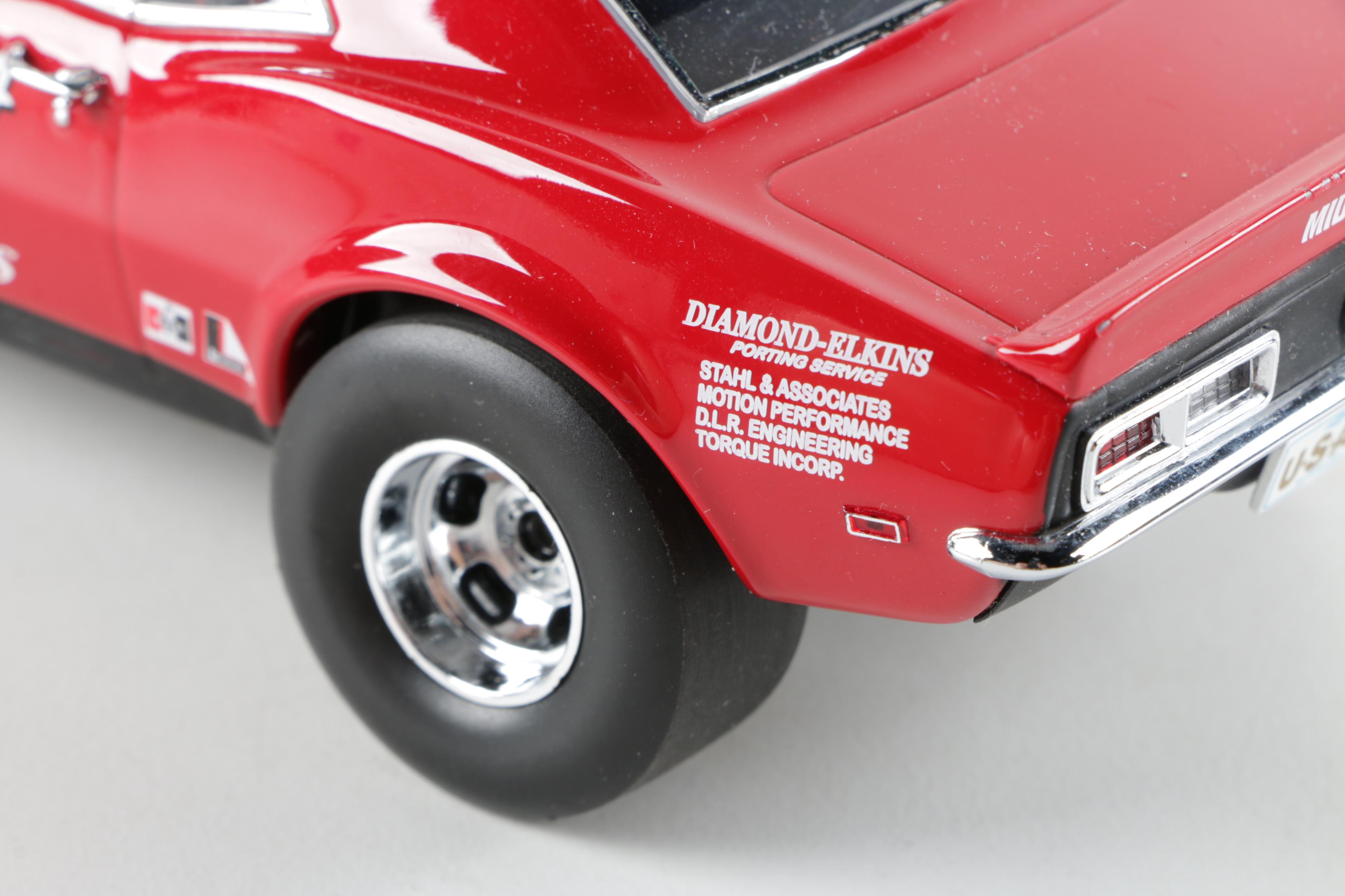 Limited Edition RSC 1968 Pro/Stock Camaro Die-Cast Cars
