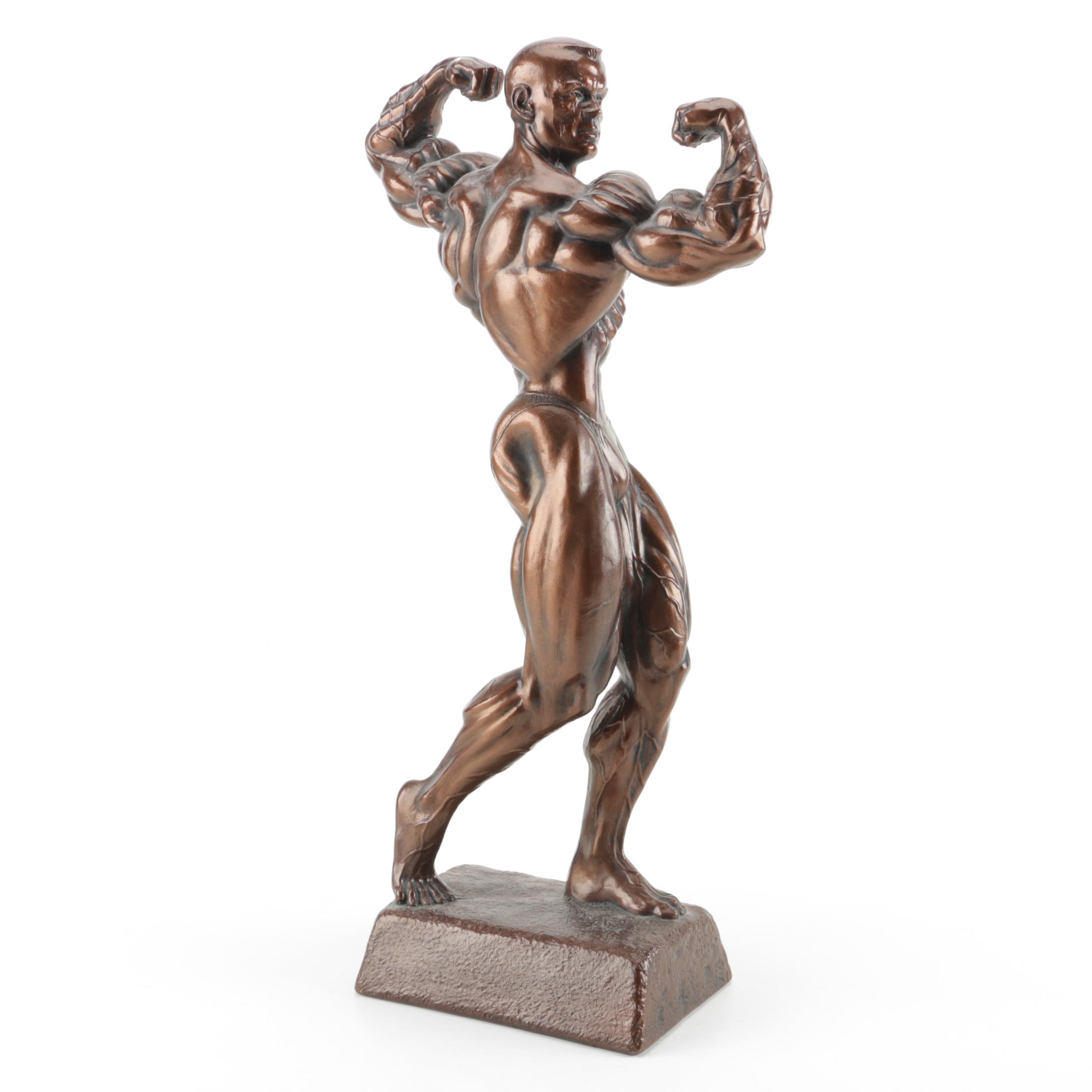 Male Body Building Award Statue