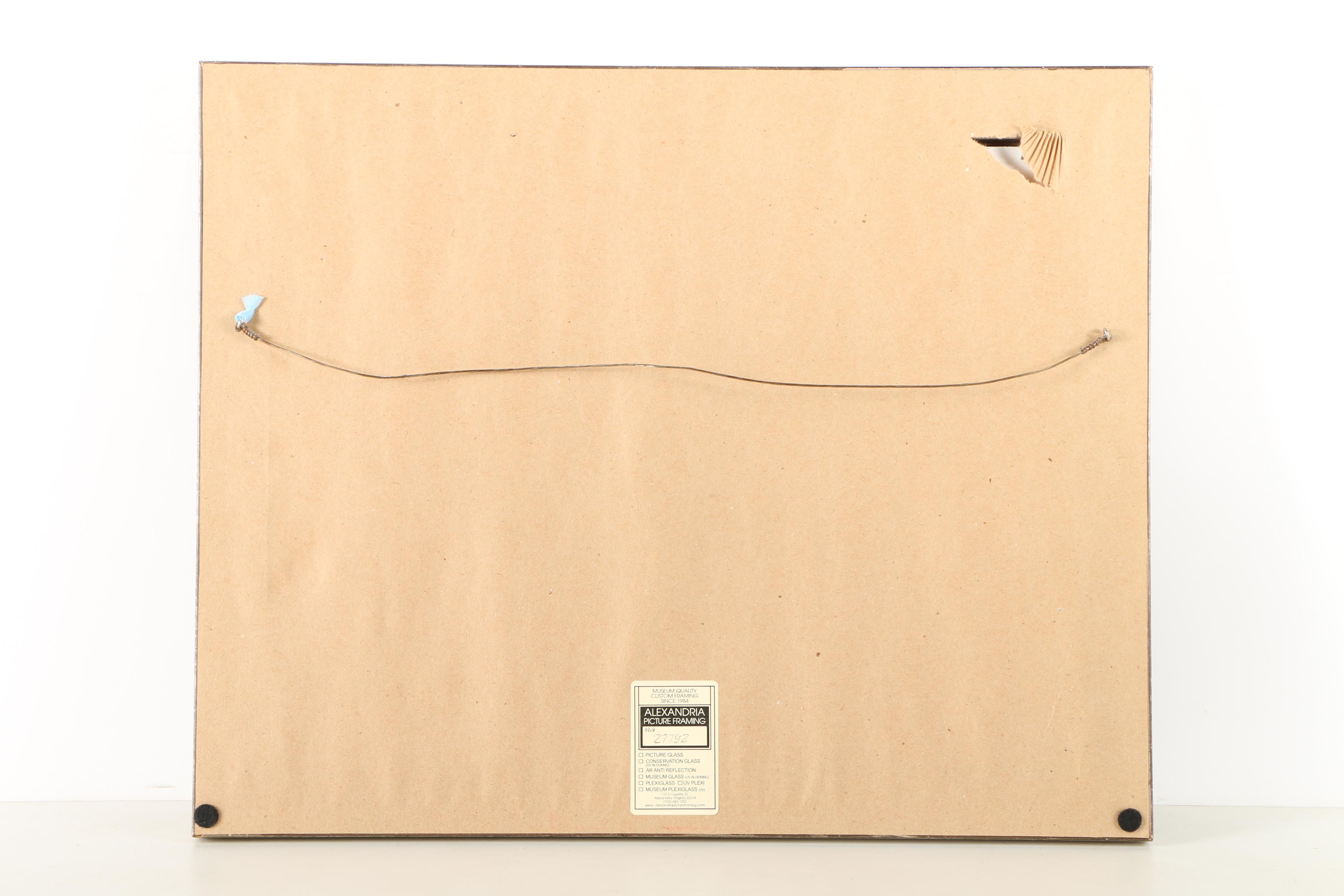 Oil Painting on Board of Winter Landscape