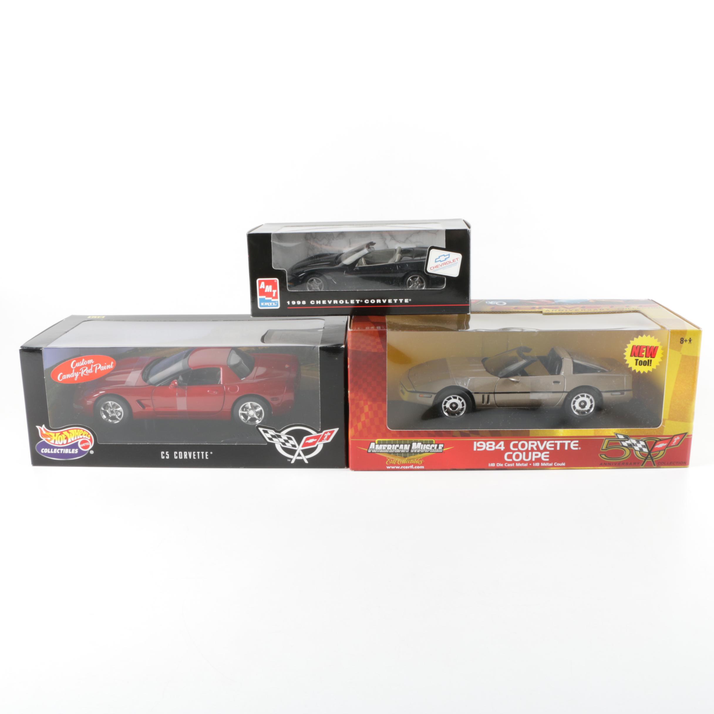 Collection of Corvette Die-Cast Cars