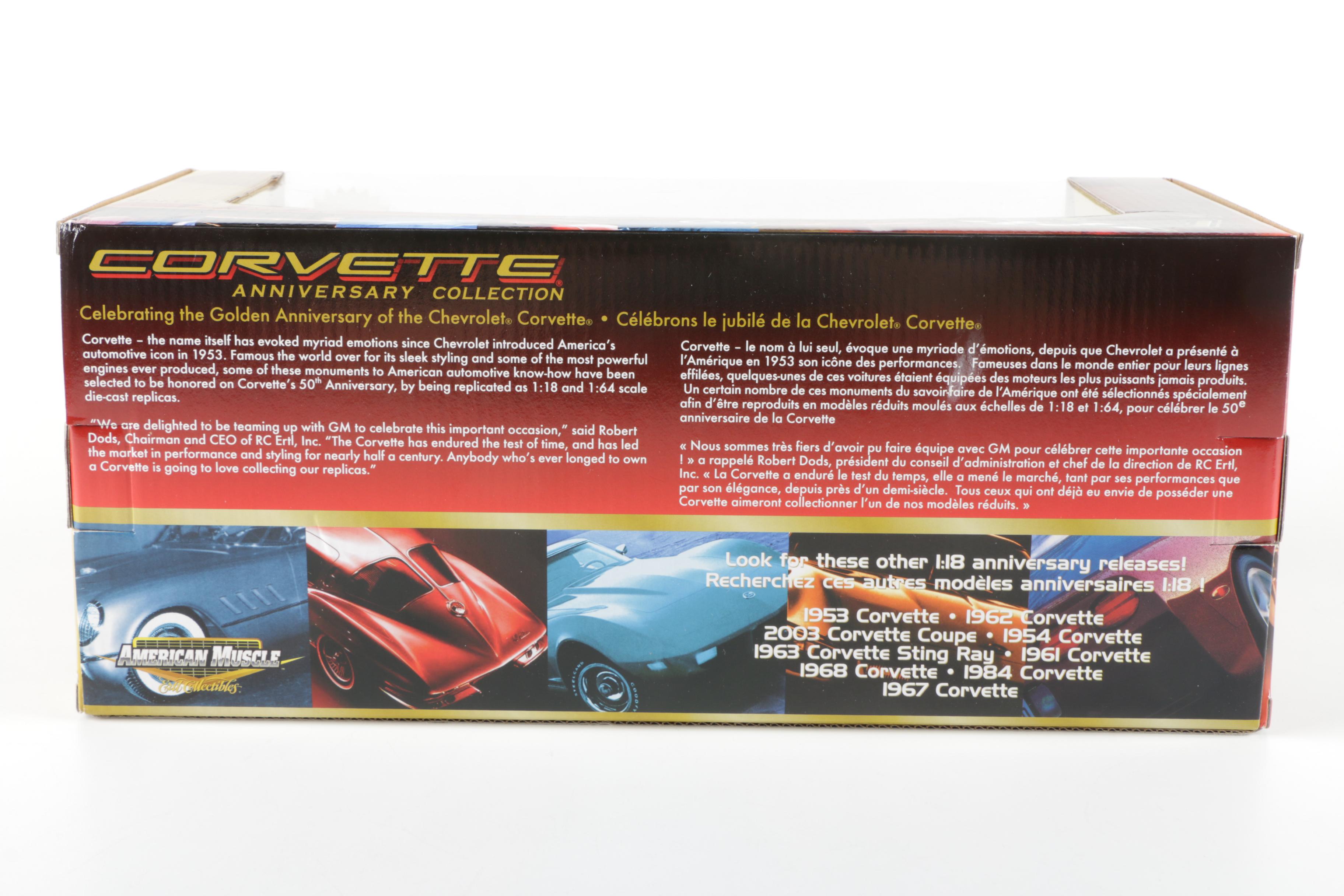 Collection of Corvette Die-Cast Cars