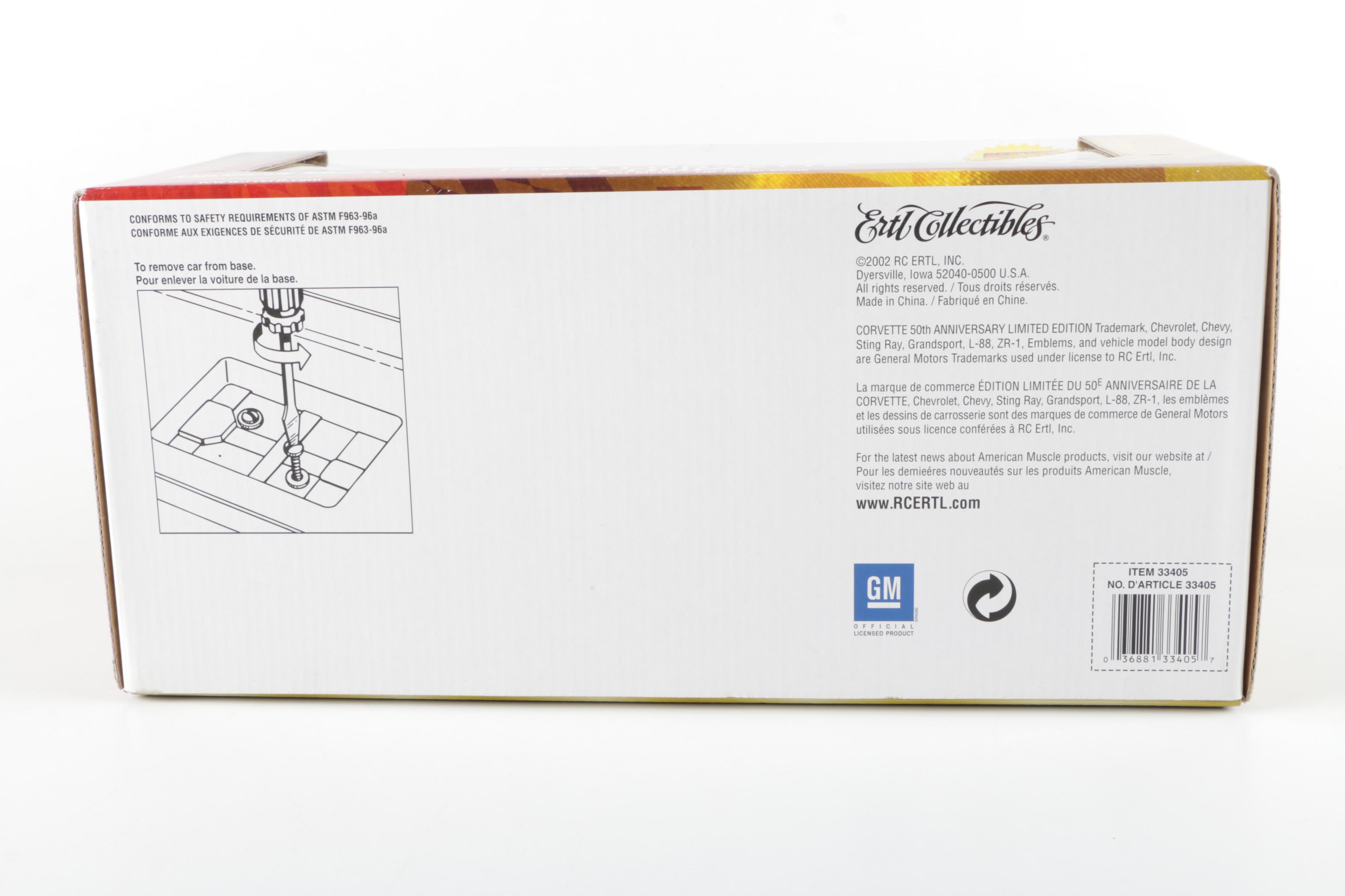 Collection of Corvette Die-Cast Cars