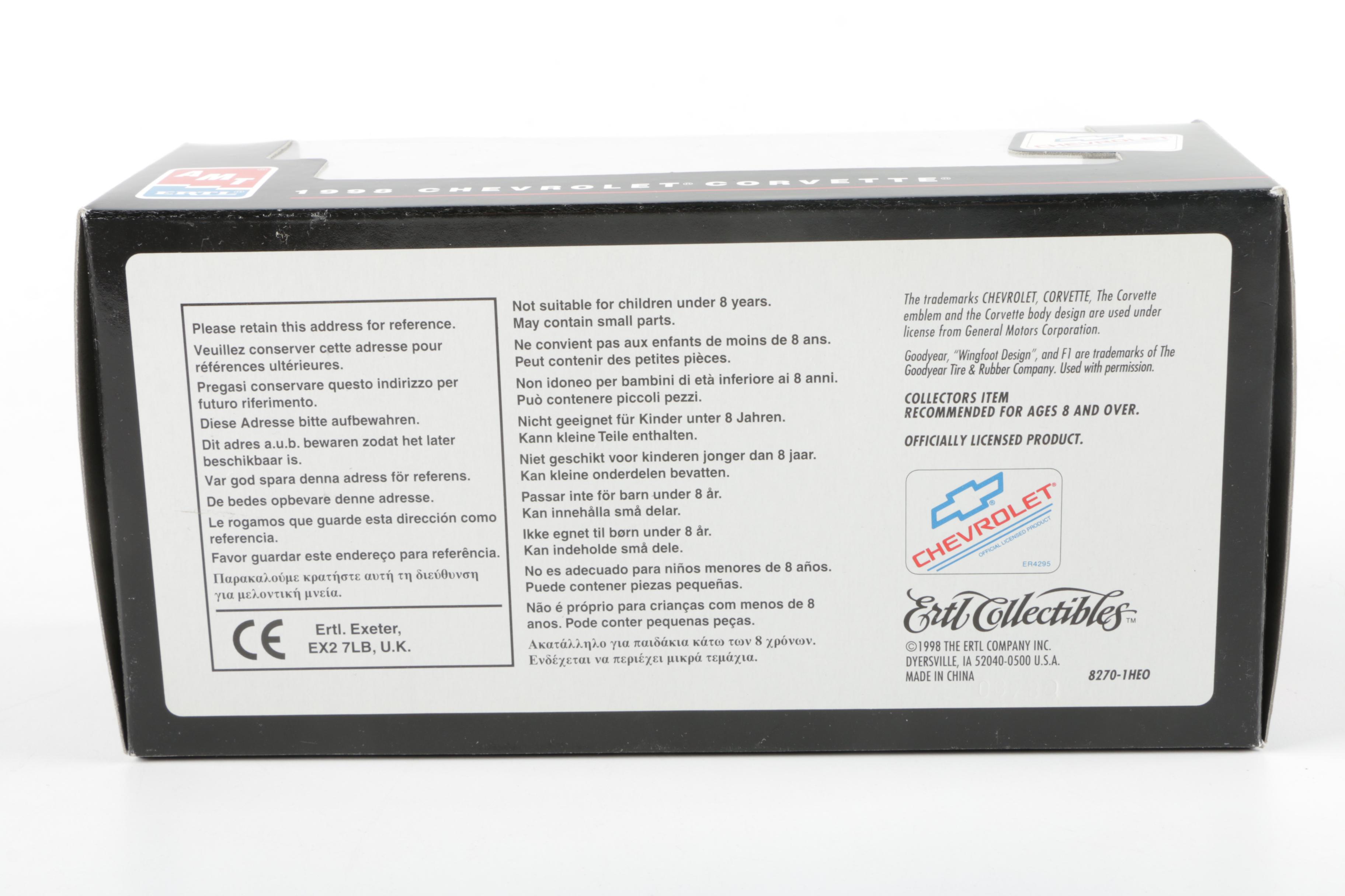 Collection of Corvette Die-Cast Cars