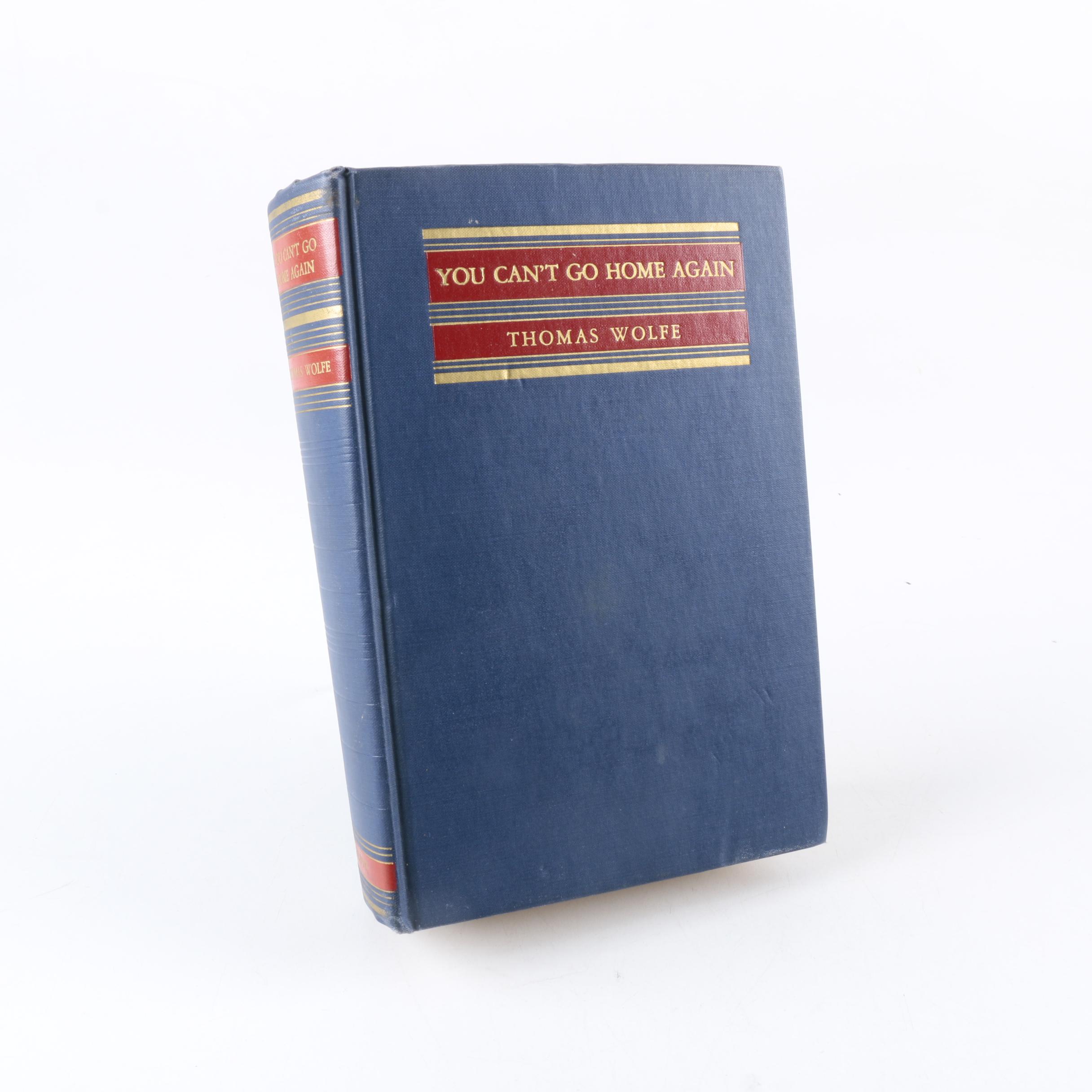 1940 First Trade Edition "You Can't Go Home Again" by Thomas Wolfe