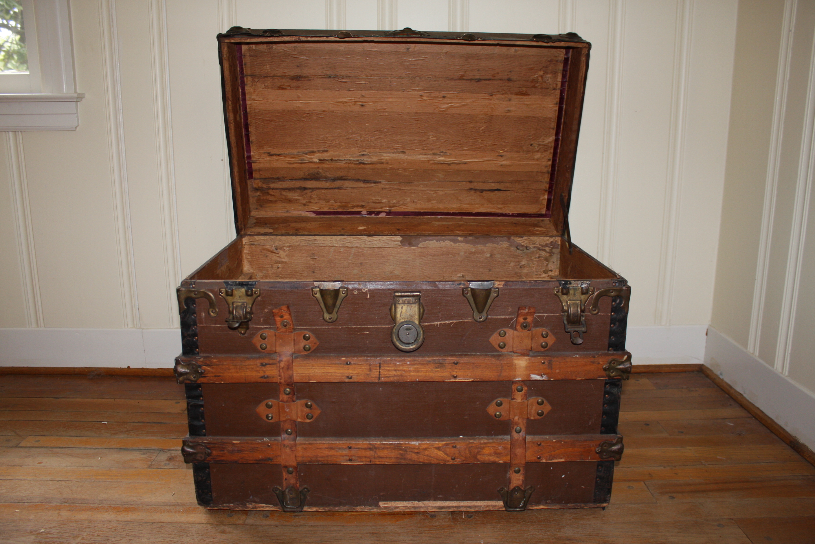 Antique Steamer Trunk
