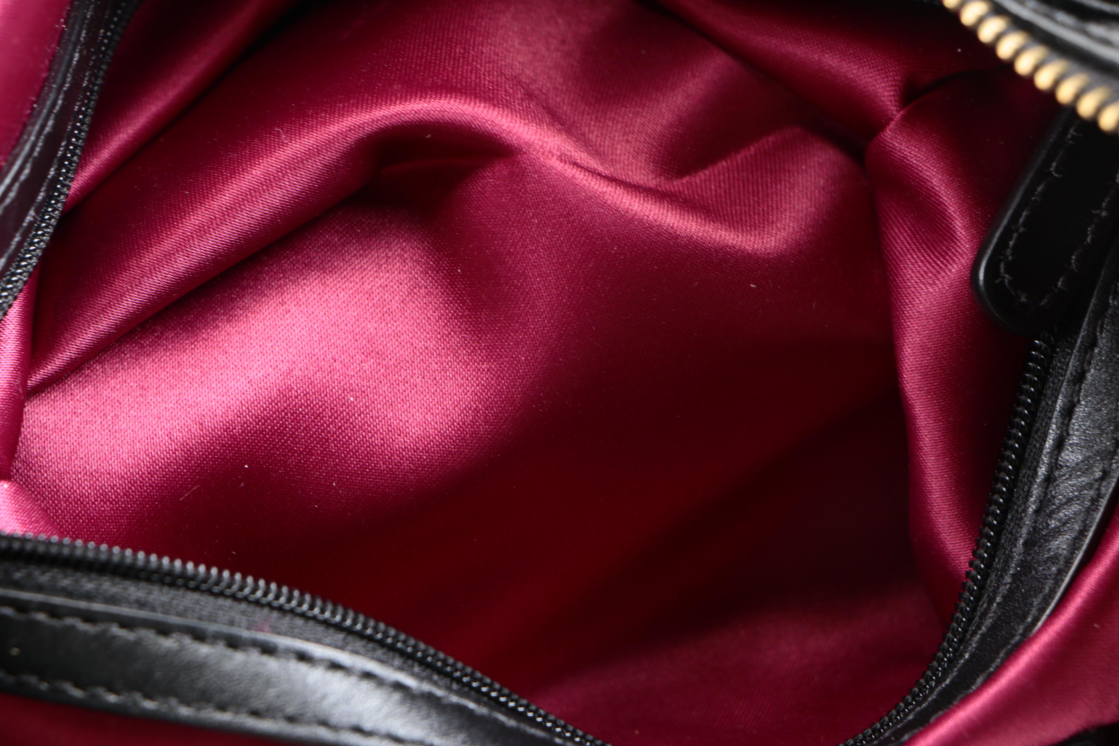 Cole Haan Patent Leather and Suede Woven Handbag