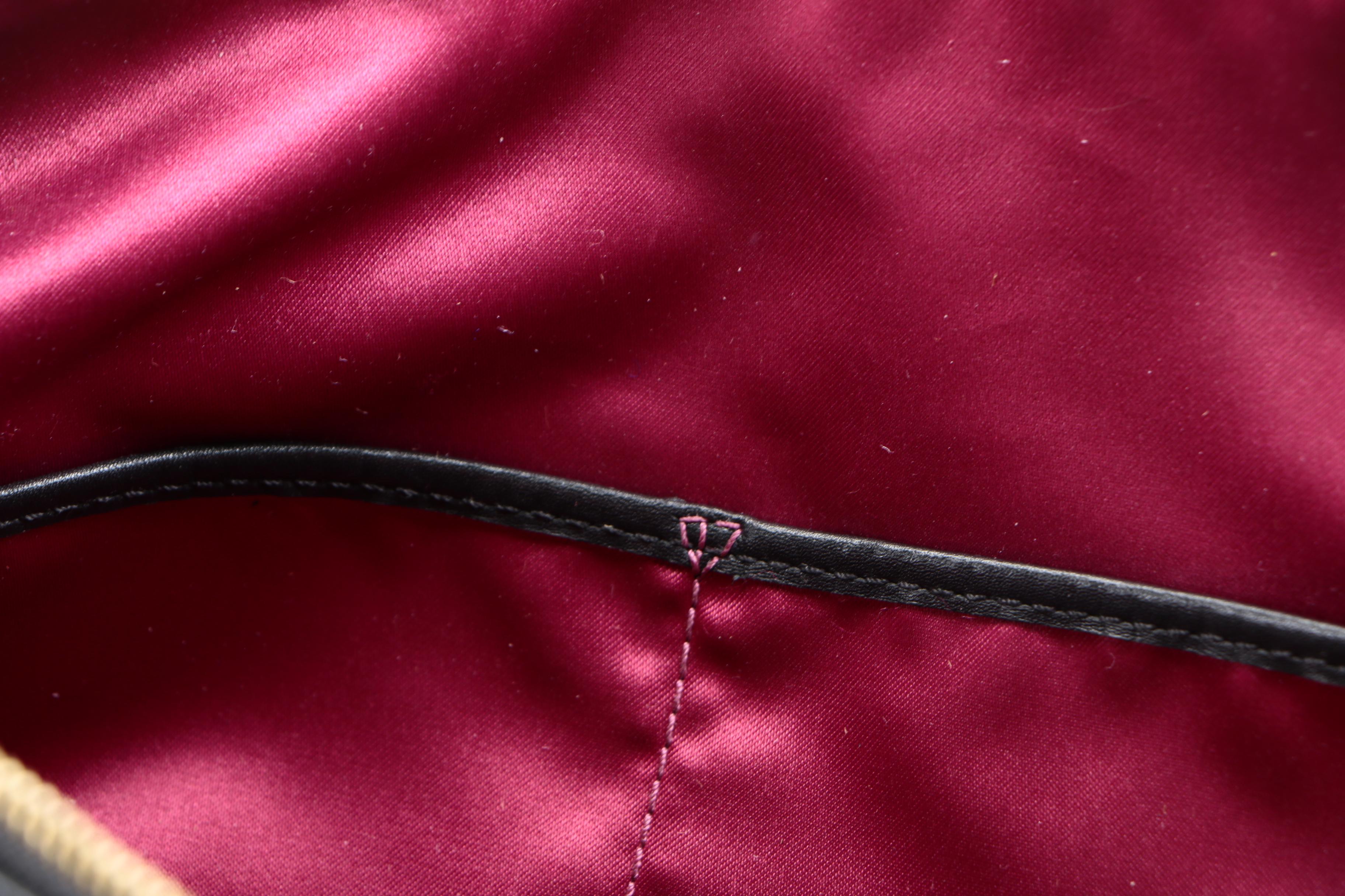 Cole Haan Patent Leather and Suede Woven Handbag