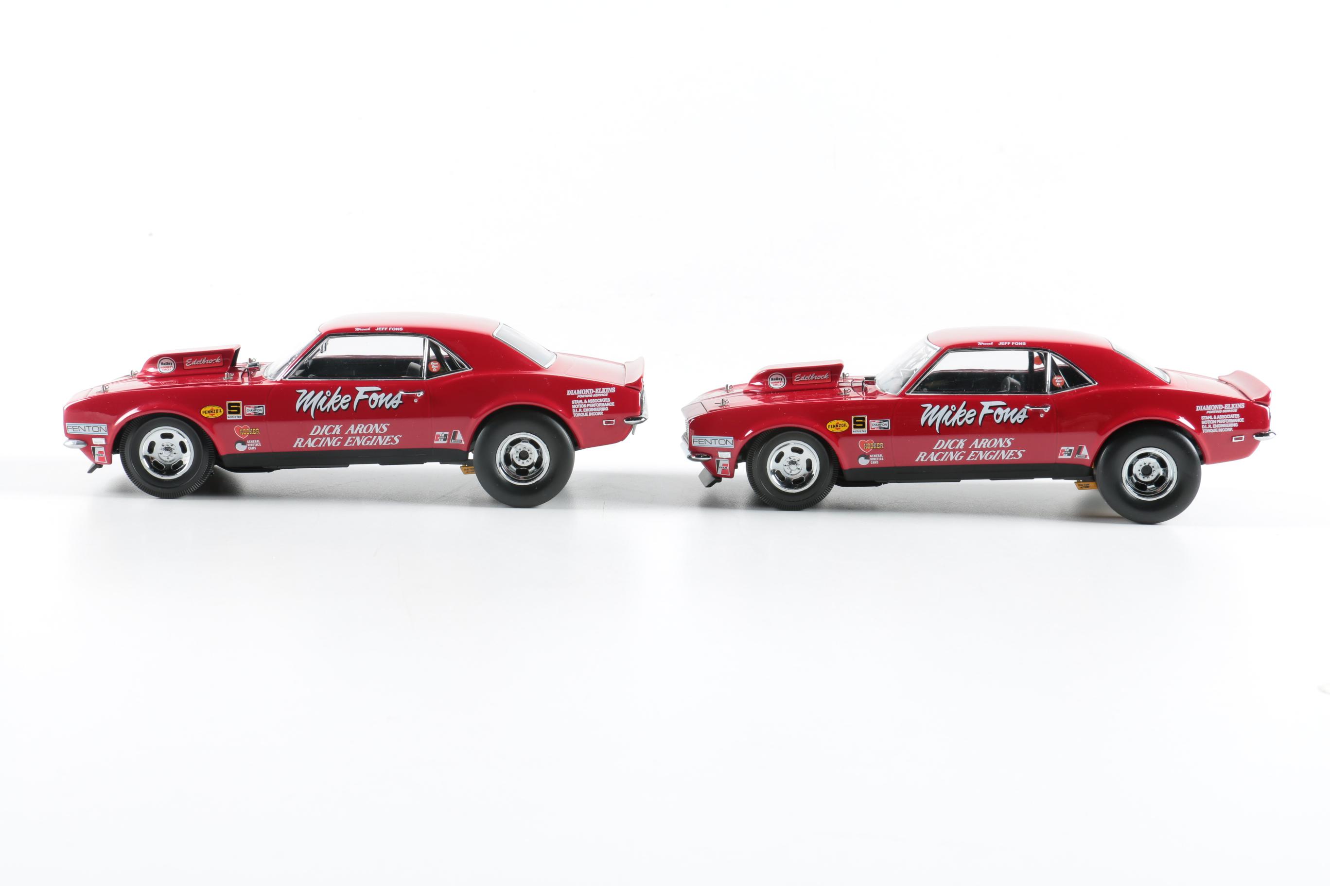 Four RSC Limited Edition Pro/Stock Die-Cast Cars