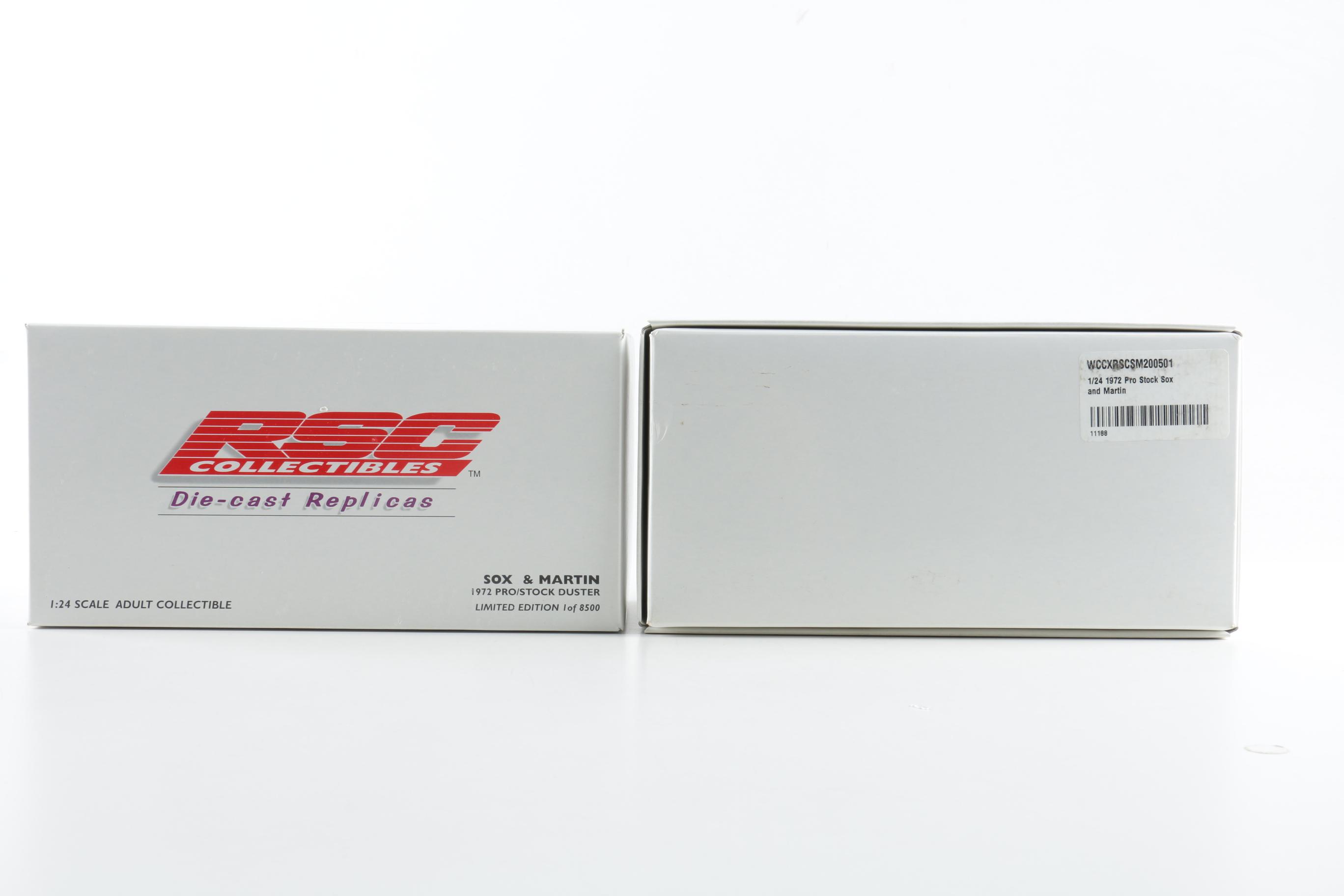 Four RSC Limited Edition Pro/Stock Die-Cast Cars