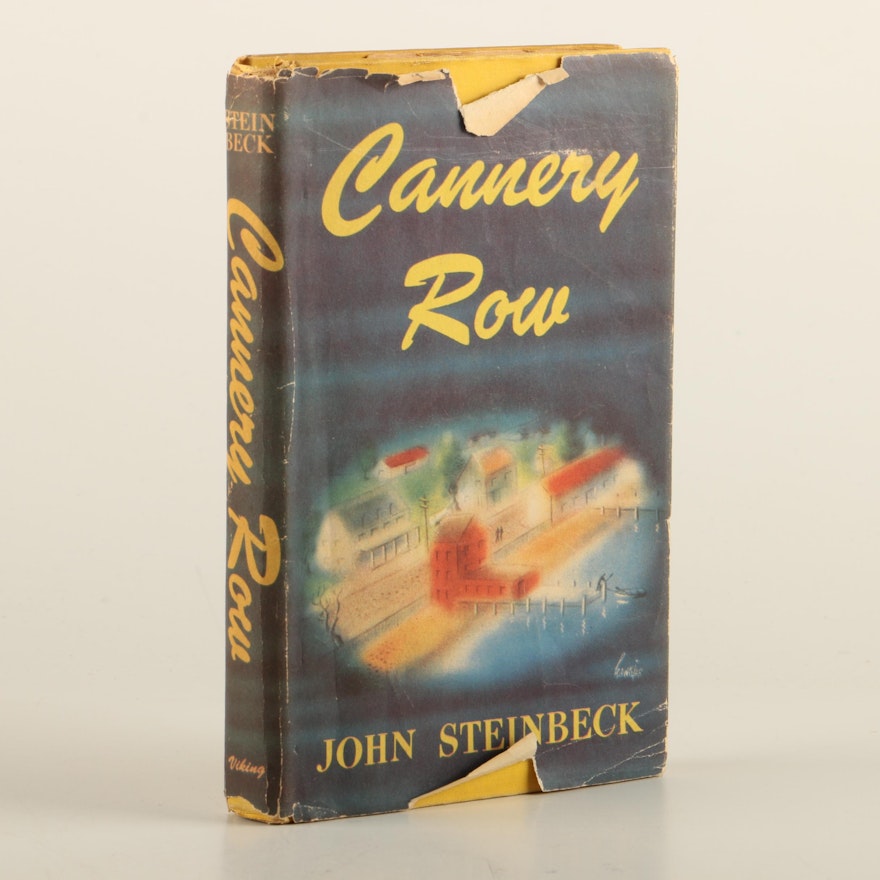 1945 First Edition, Second State "Cannery Row" by John Steinbeck