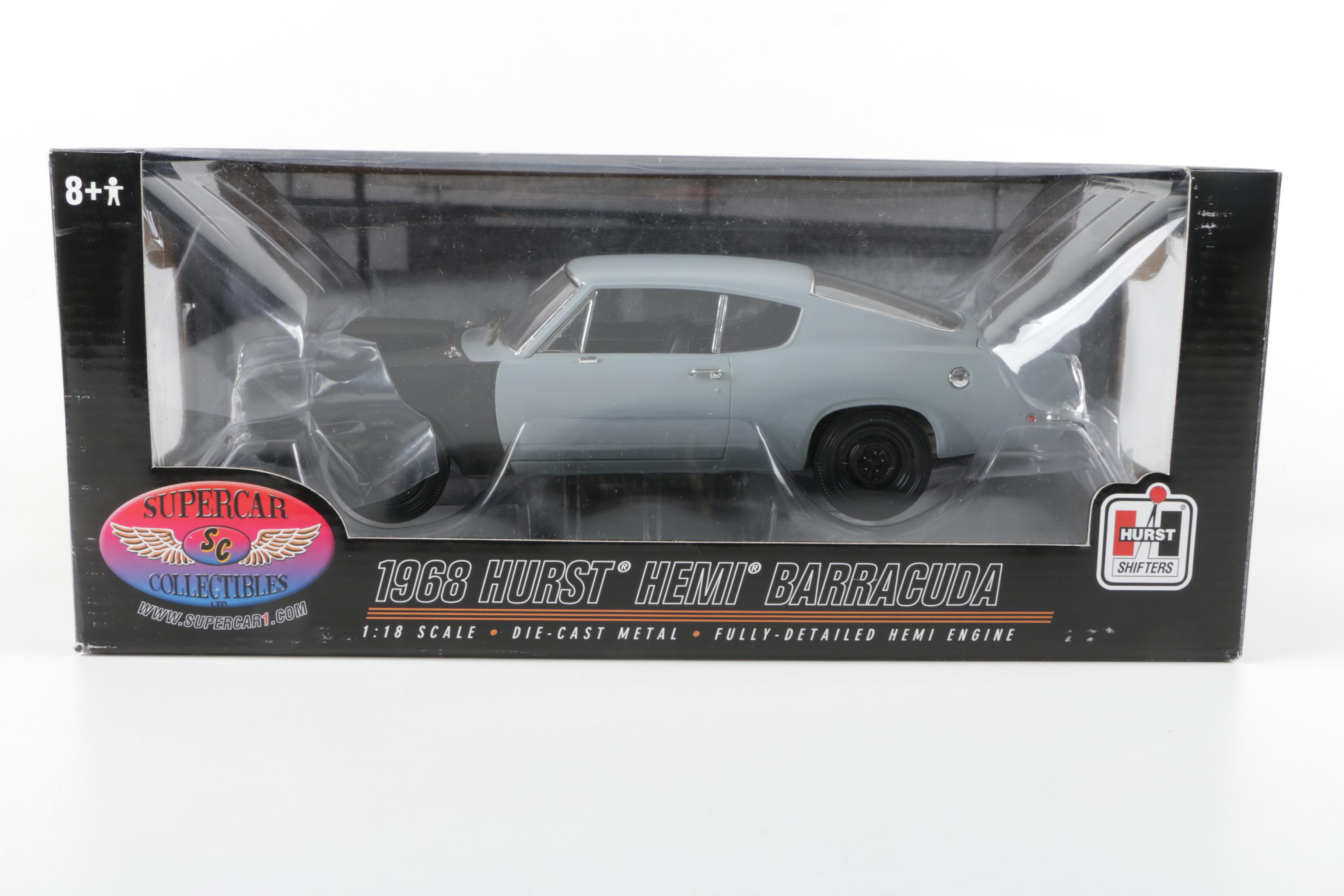 Two Supercar 1968 Hurst Shifters Hemi Die Cast Cars