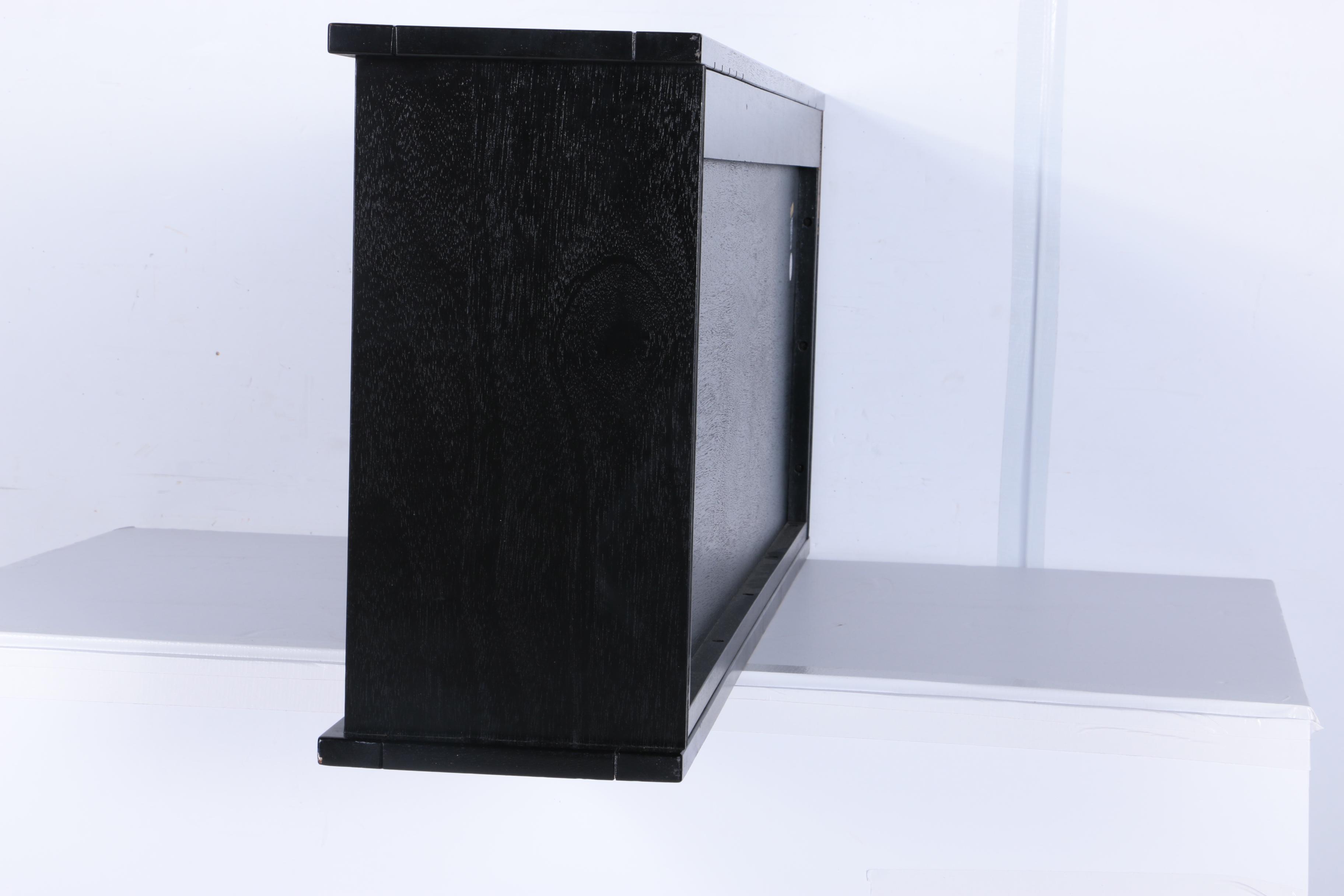 Black Wooden Desk Hutch Organizer