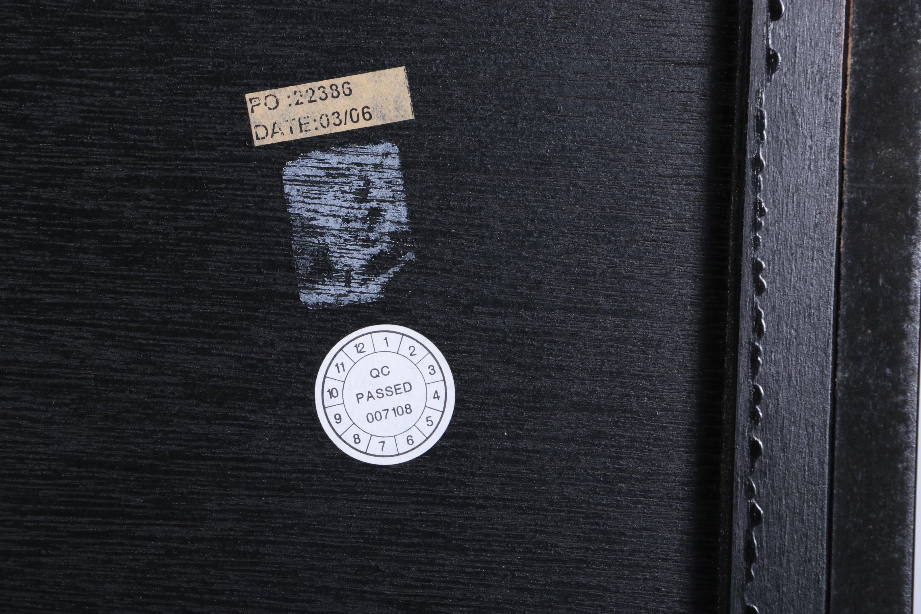 Black Wooden Desk Hutch Organizer