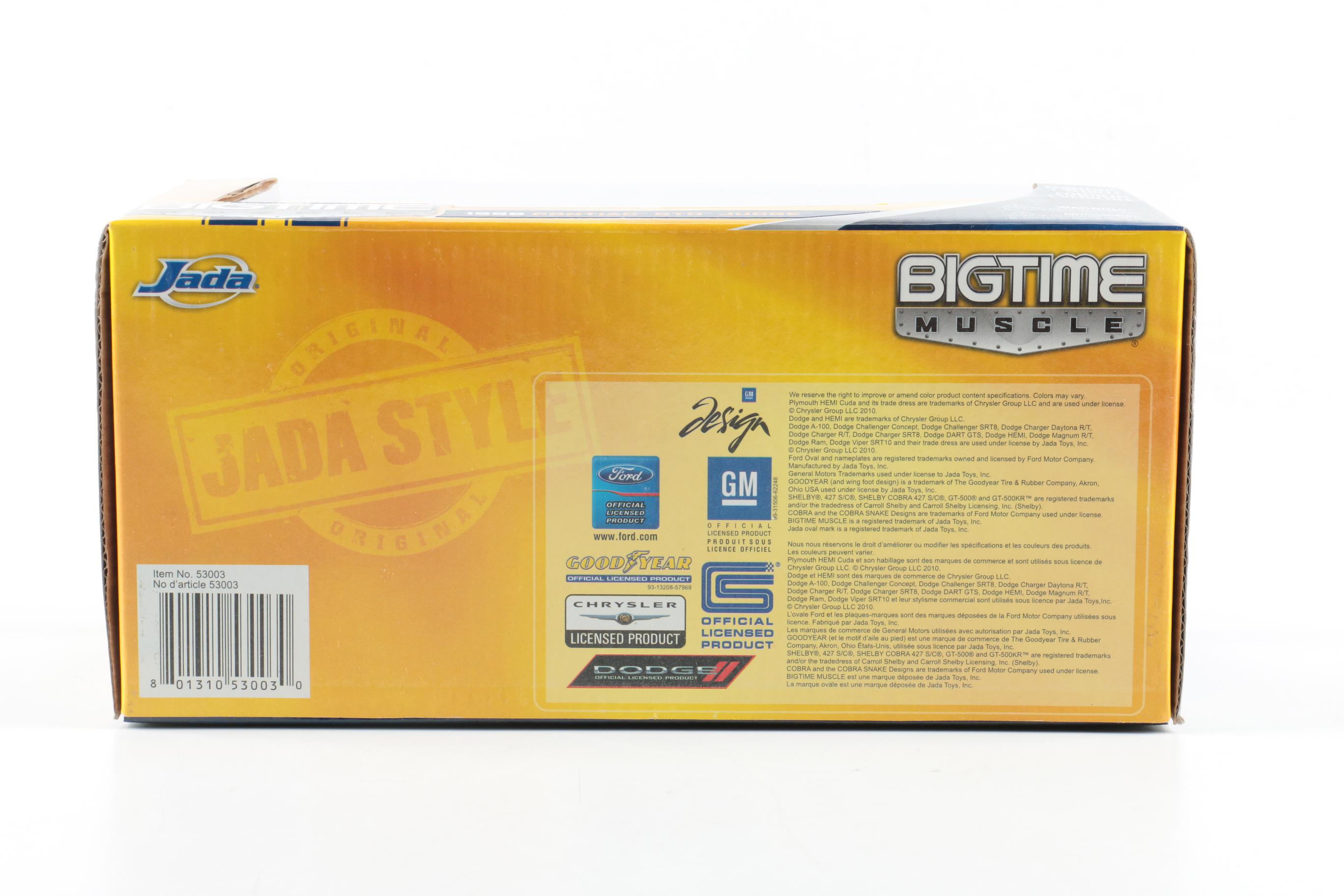 Jada Dub City Bigtime Muscle Die-Cast Cars