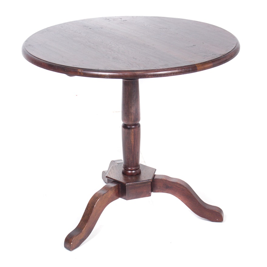 Solid Wood Tilt-Top Table