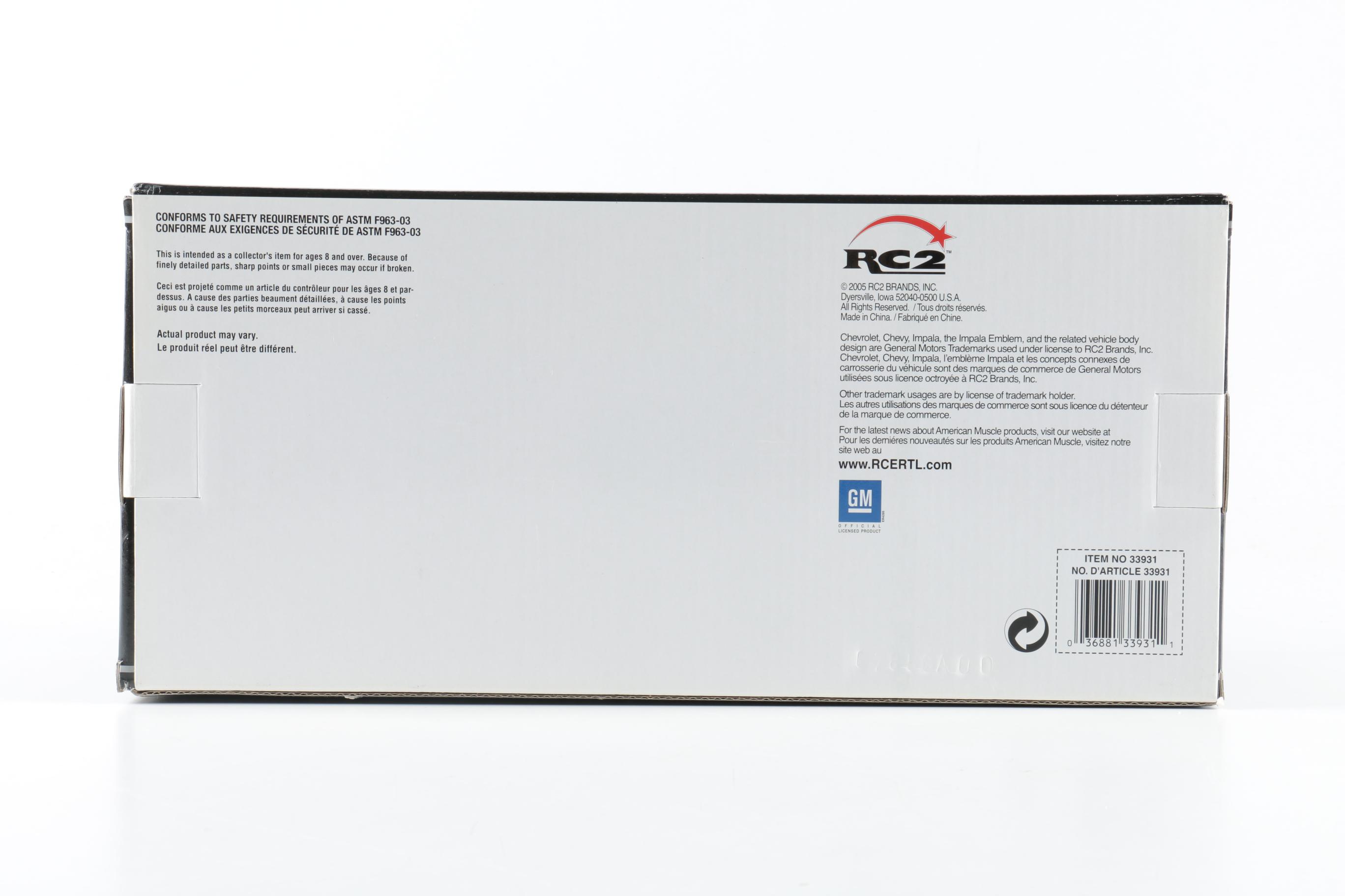 American Muscle 1967 Chevy Impala SS 427 Die-Cast Car