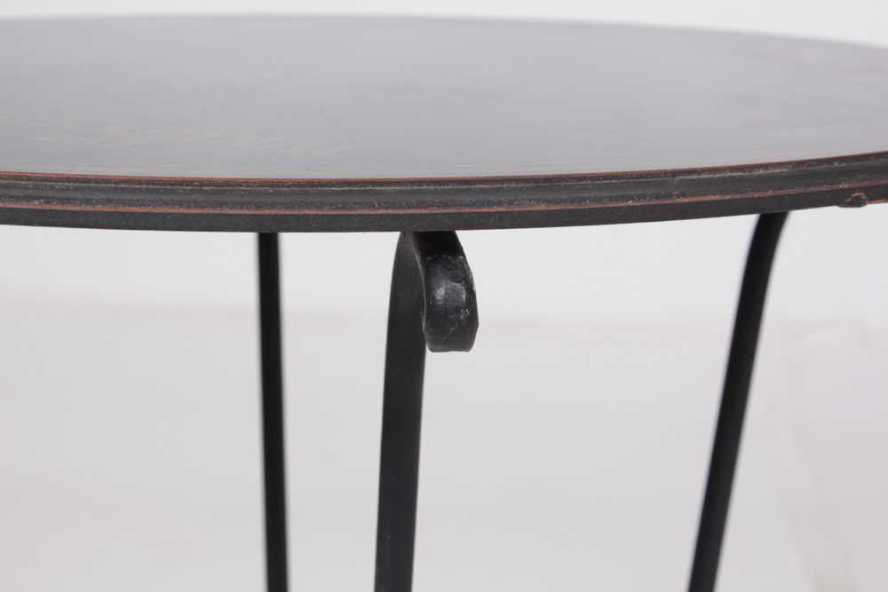 Wrought Iron Cafe Table