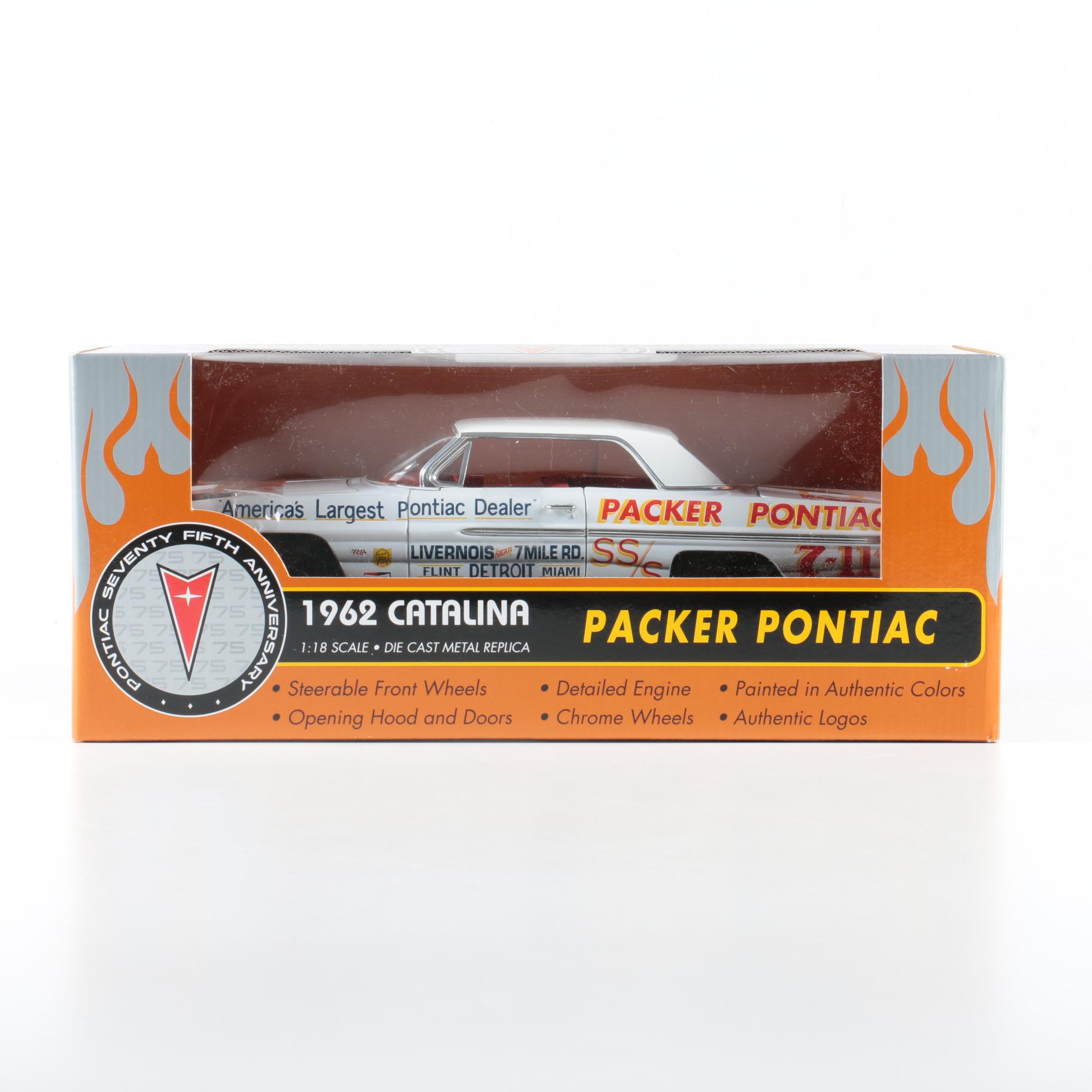 Limited Edition Die Cast Metal Replica of a 1962 Catalina Packer Pontiac