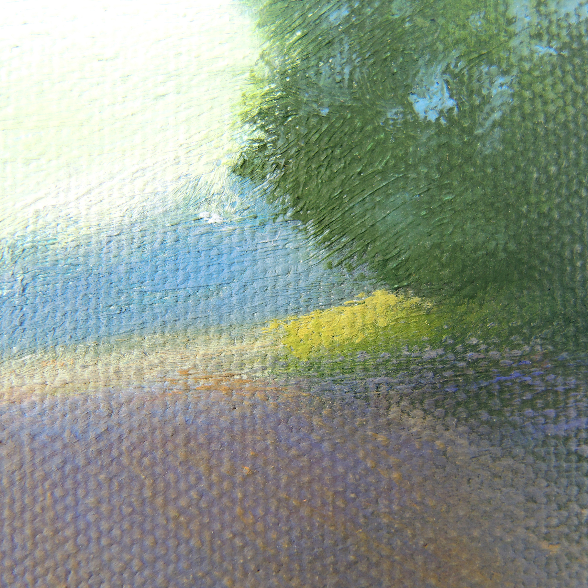 Stephen Bach Original Oil on Canvas Landscape "Wheat Stubble"