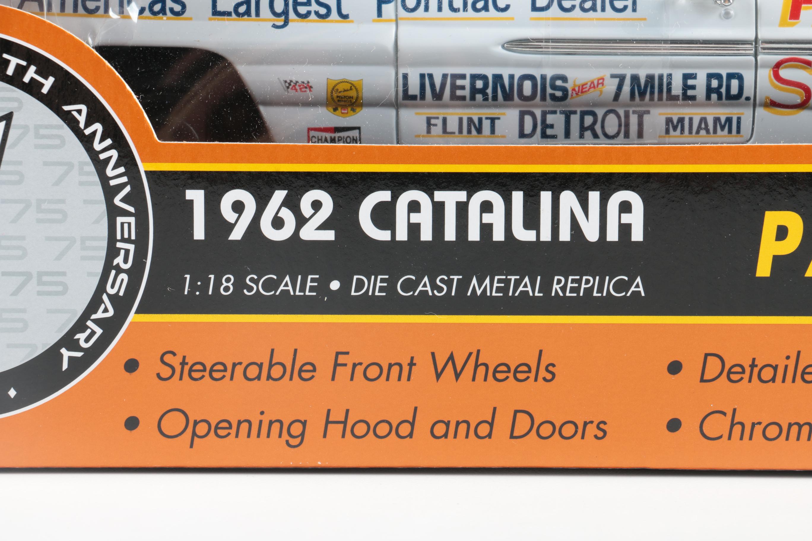 Limited Edition Die Cast Metal Replica of a 1962 Catalina Packer Pontiac