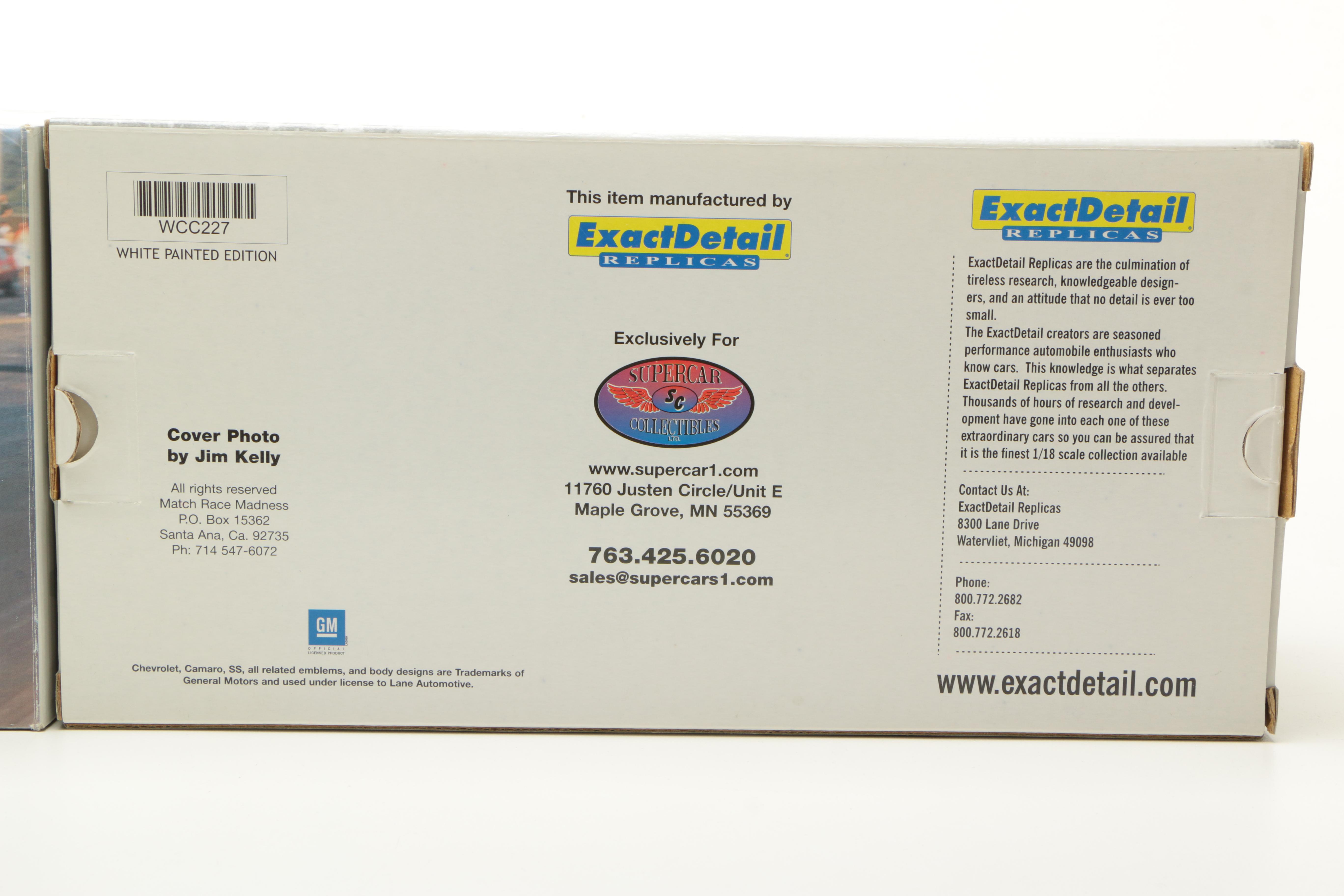 "Grumpy's Toy" 1967 Chevy Camao SS Die-Cast Car Models