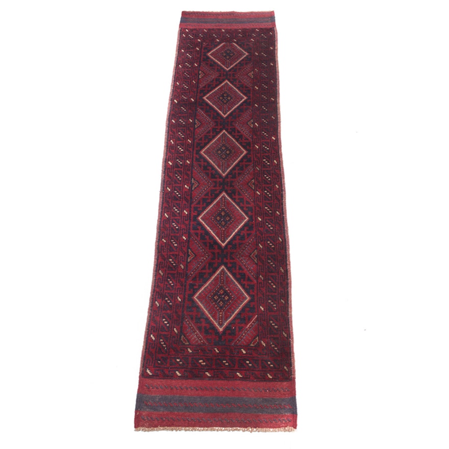 Hand-Knotted Persian Baluch Runner