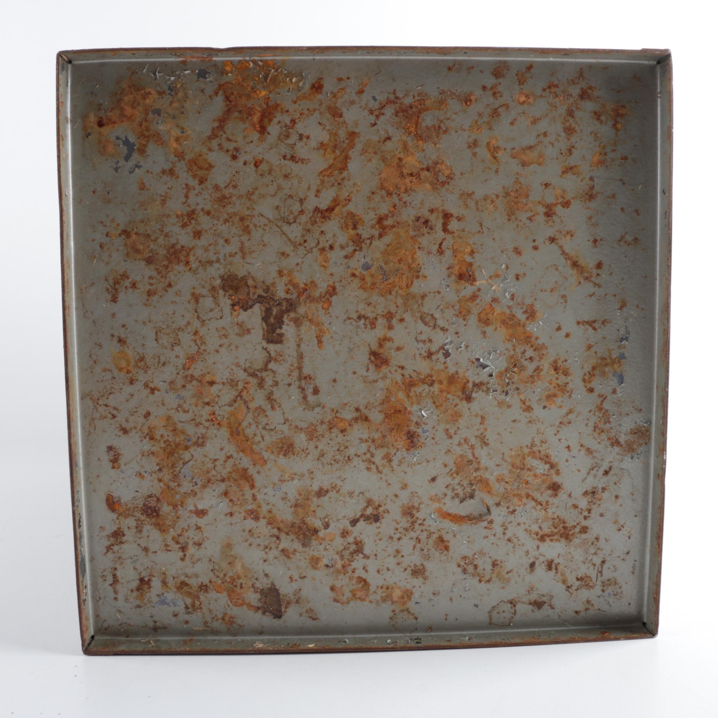 Vintage Metal Election Box by Douglas Election Equipment