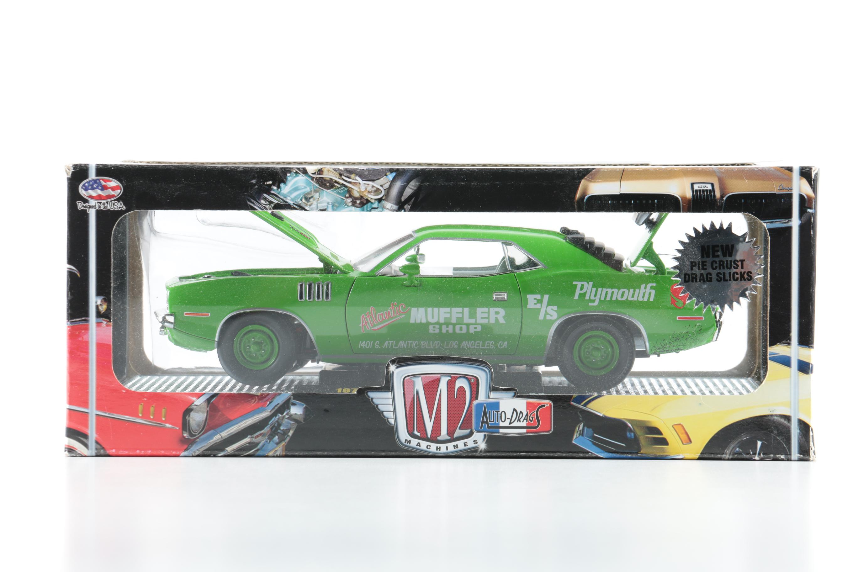M2 1970s Ford Mercury and Plymouth Barracuda Die Cast Cars