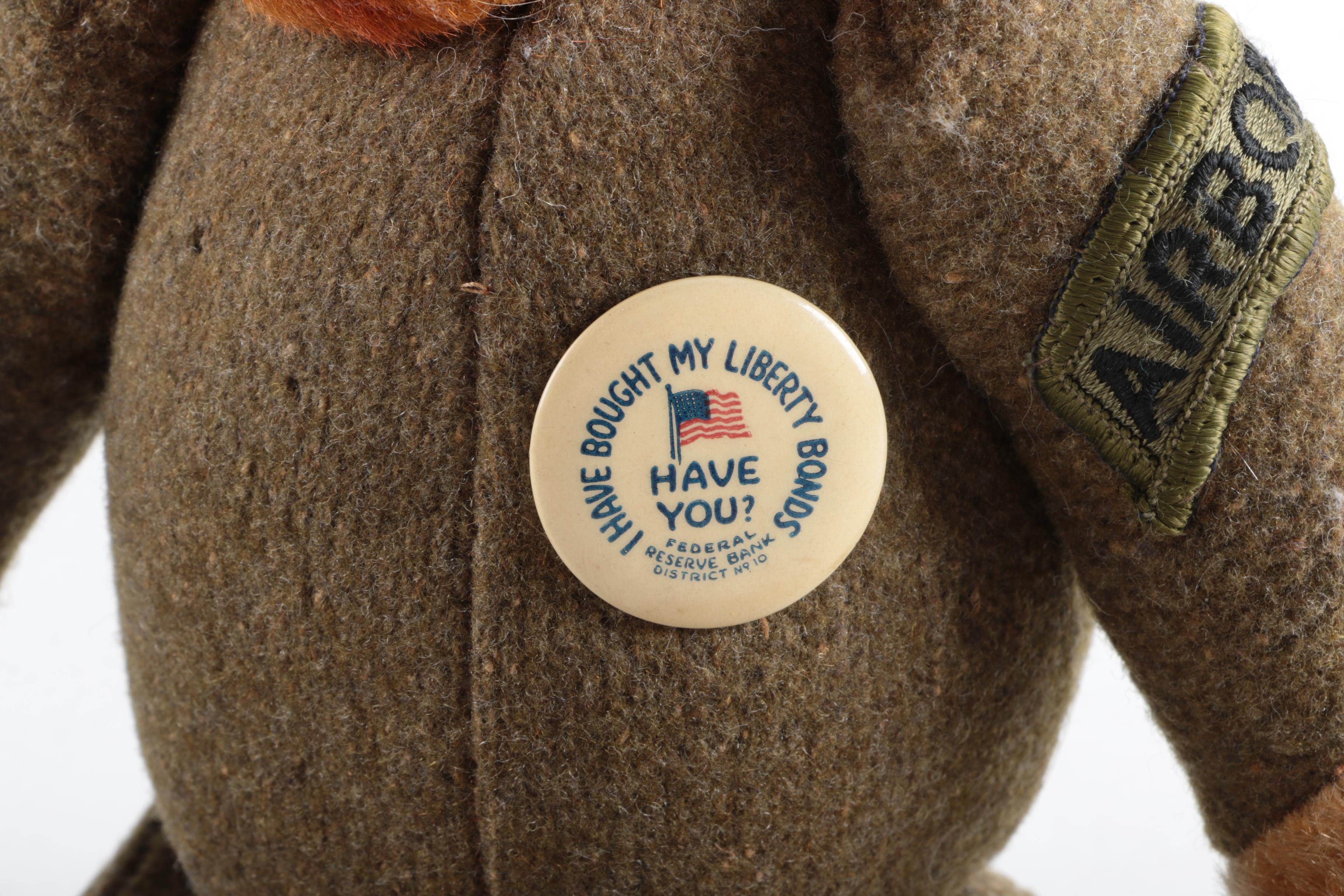 U.S. Army Airborne Division "Liberty Bonds" Teddy Bear