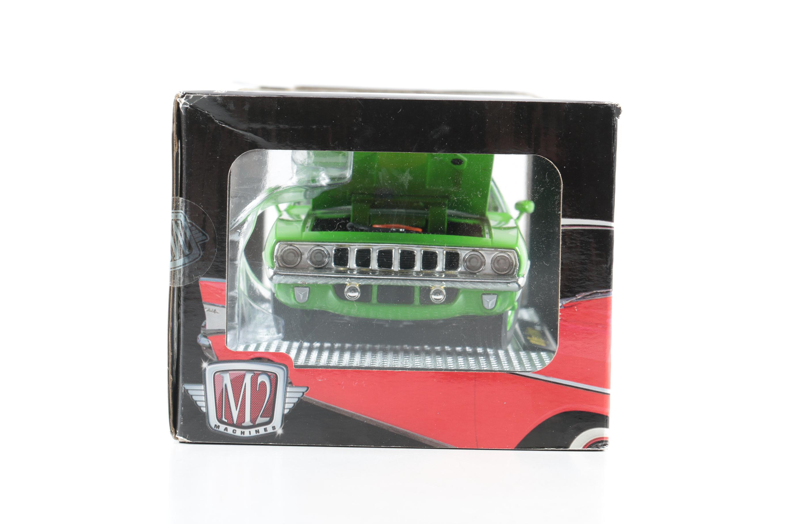 M2 1970s Ford Mercury and Plymouth Barracuda Die Cast Cars