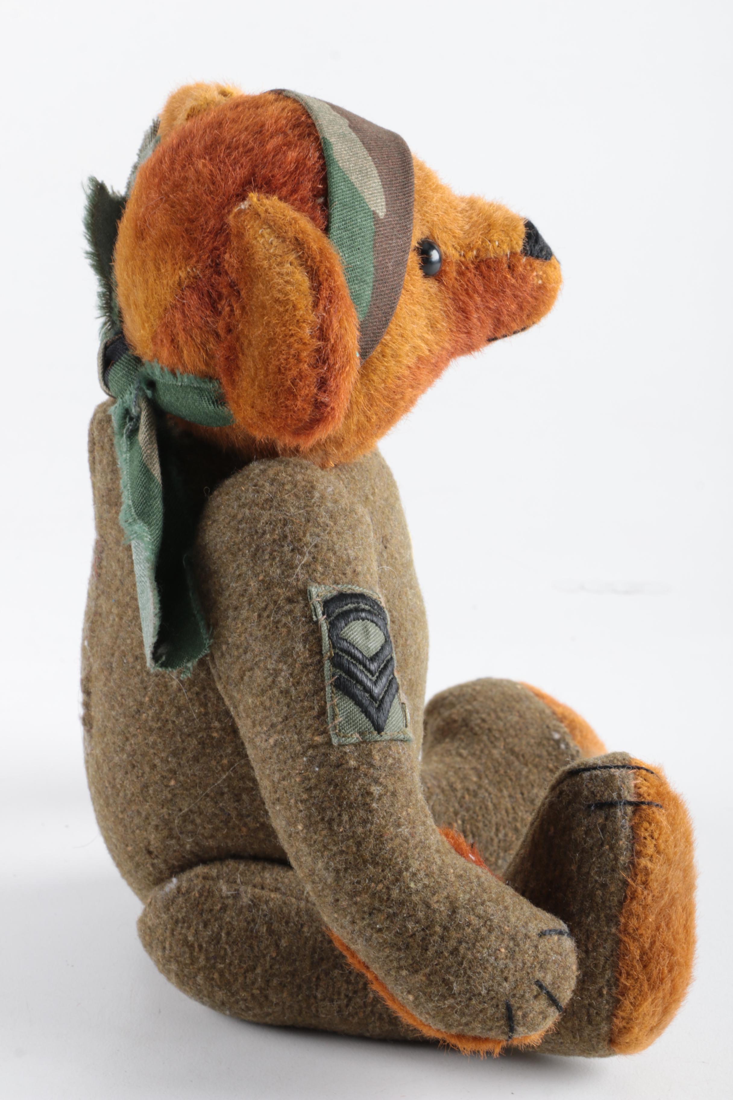 U.S. Army Airborne Division "Liberty Bonds" Teddy Bear