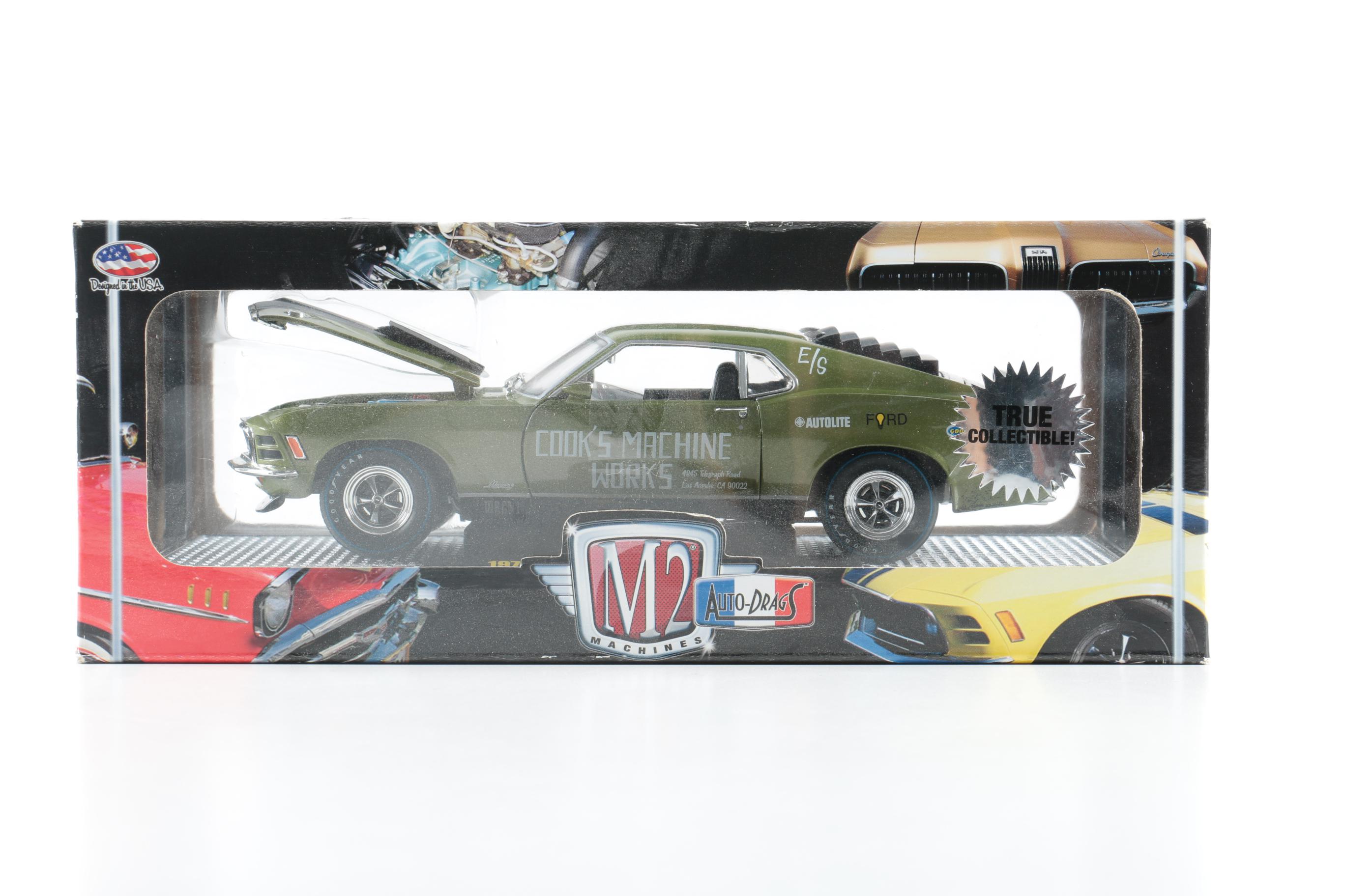 M2 1970s Ford Mercury and Plymouth Barracuda Die Cast Cars