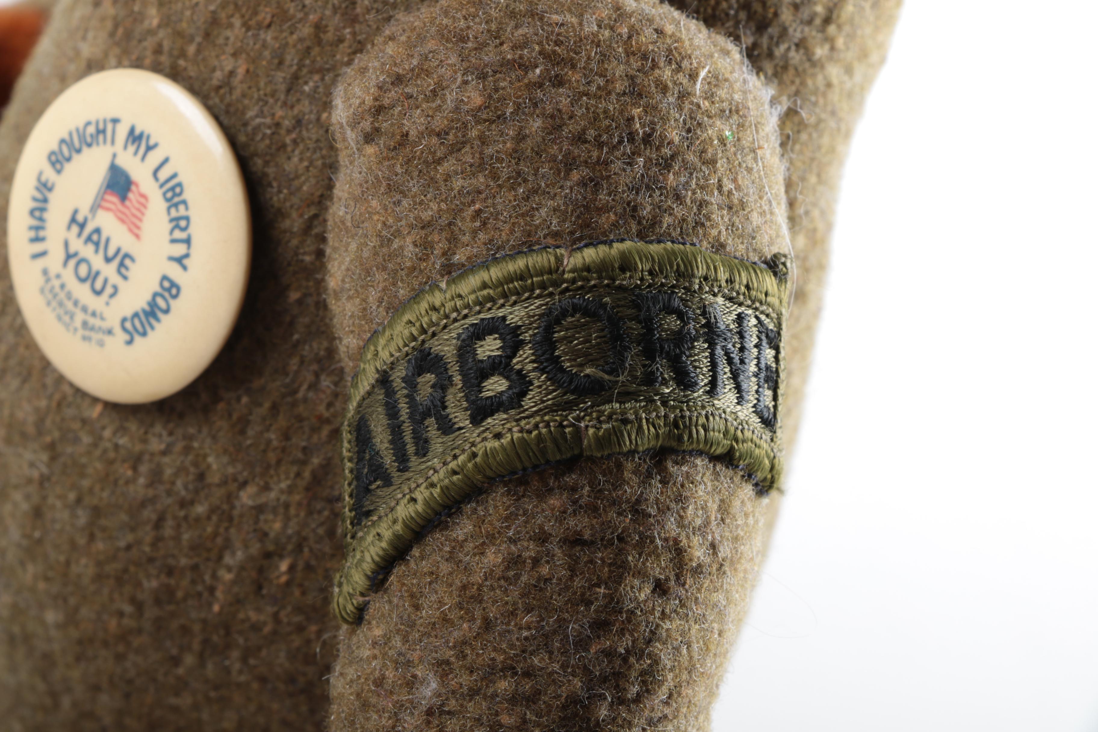 U.S. Army Airborne Division "Liberty Bonds" Teddy Bear